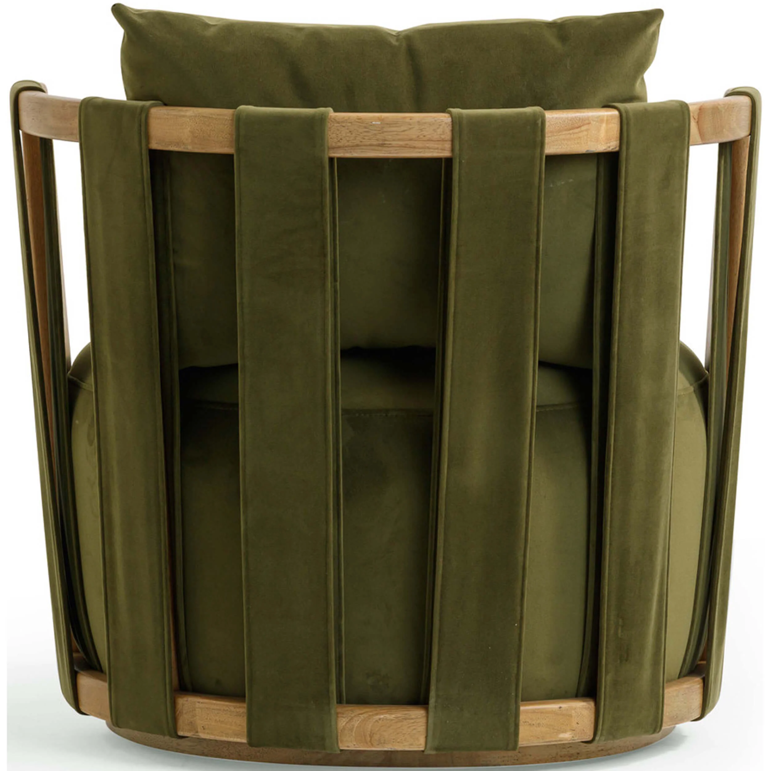 Paolo Swivel Chair, Green - Image 4