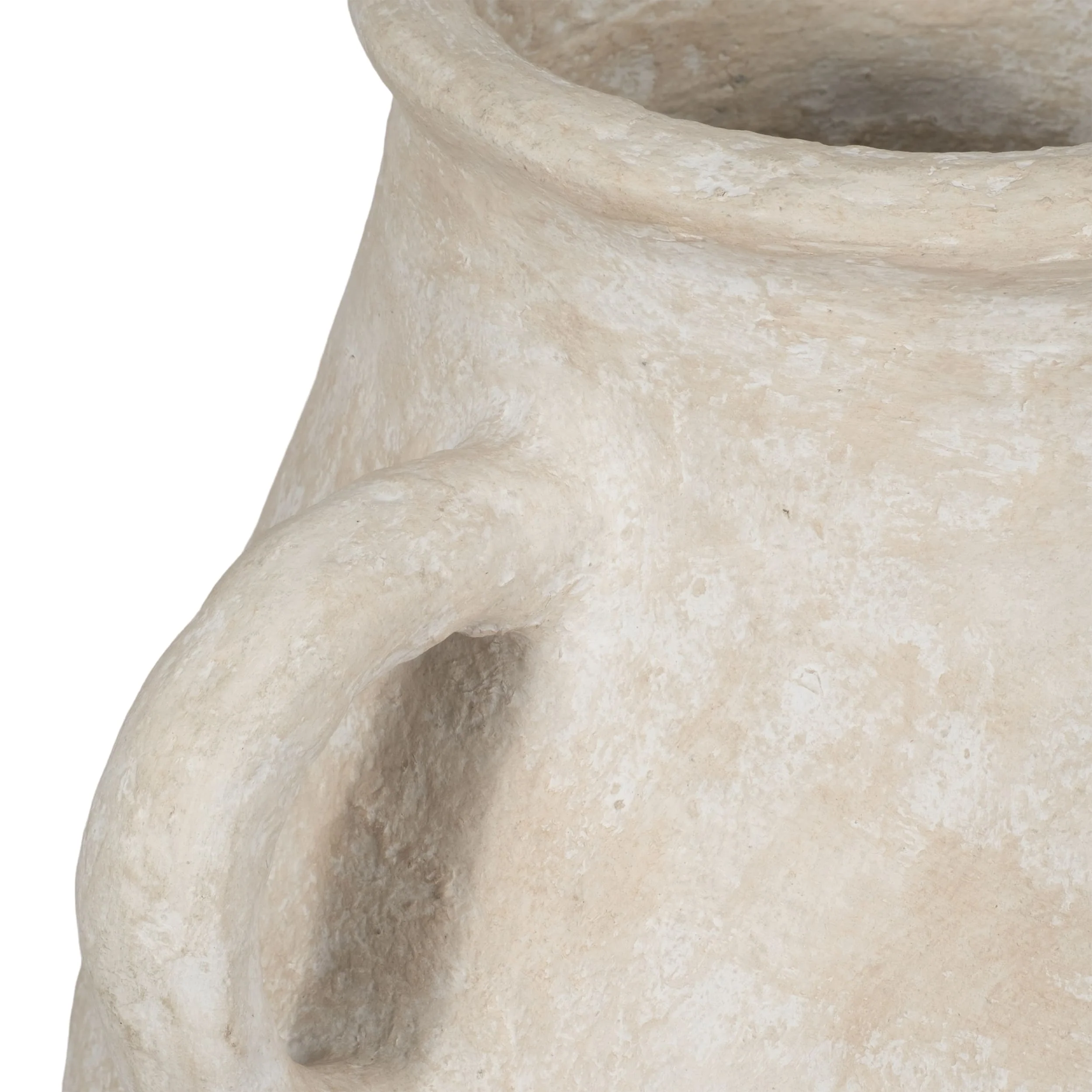 Paper Mache Jug, White - Image 4
