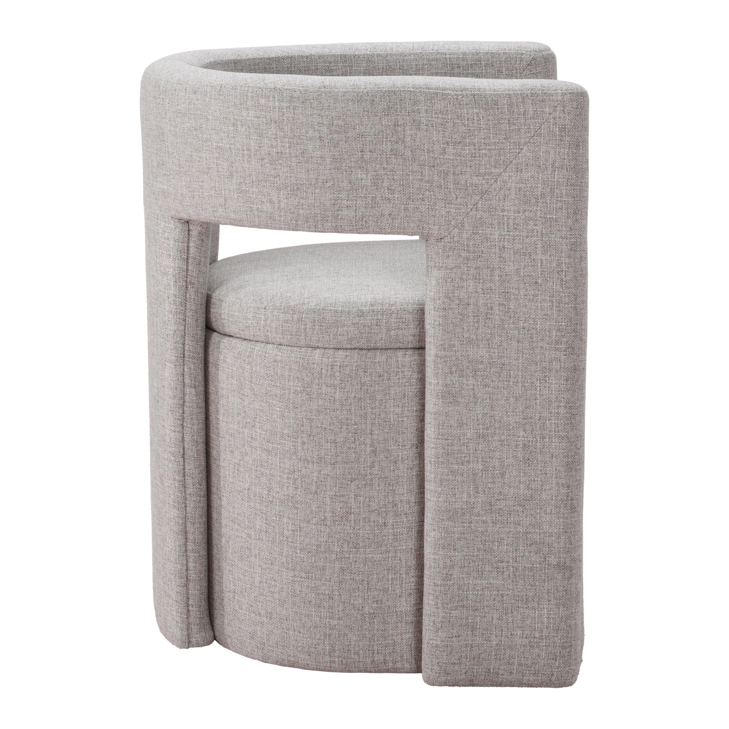 Papua Dining Chair, Gray - Image 6