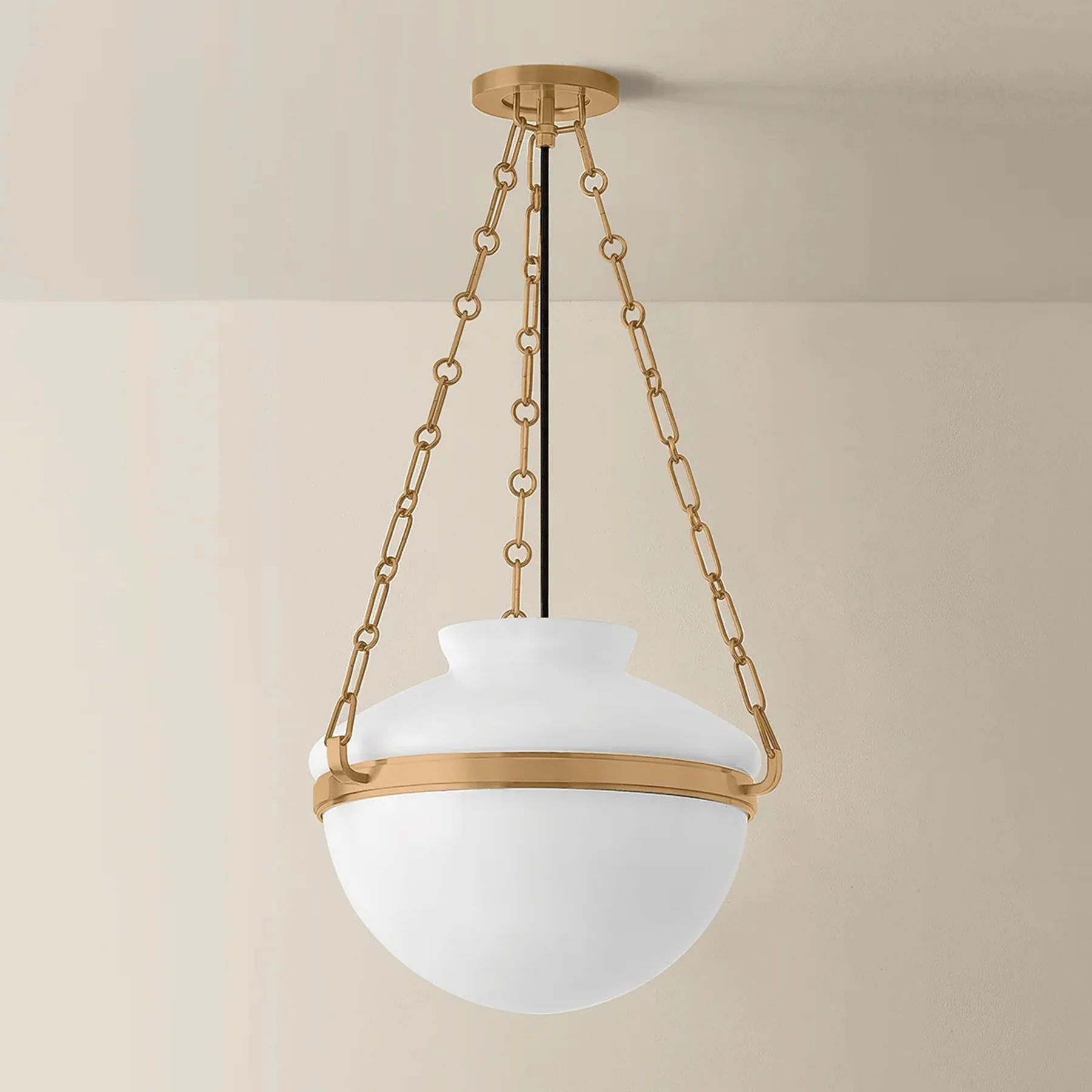 Paradigm Pendant, Patina Brass - Image 2