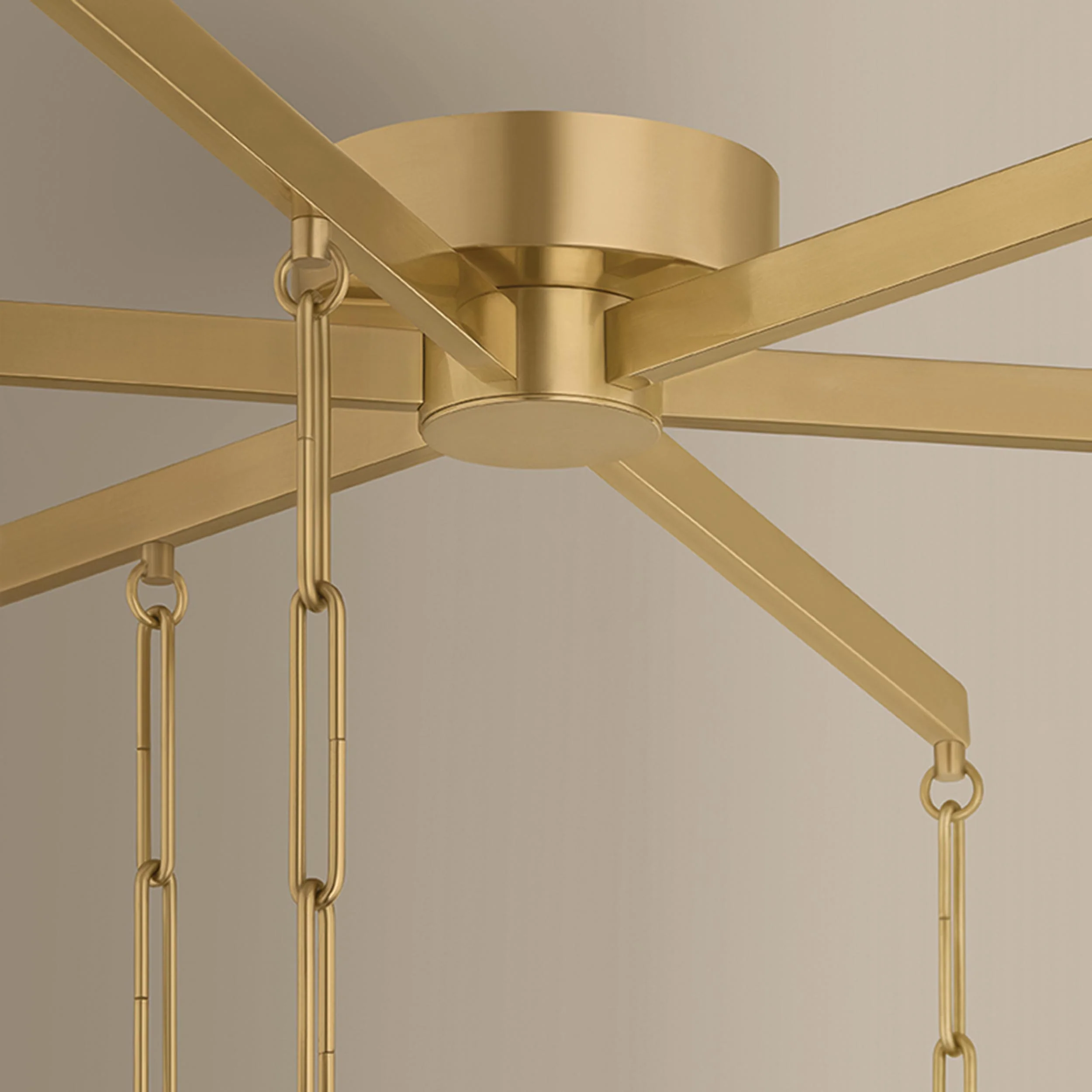 Parigi Chandelier, Vintage Brass - Image 11