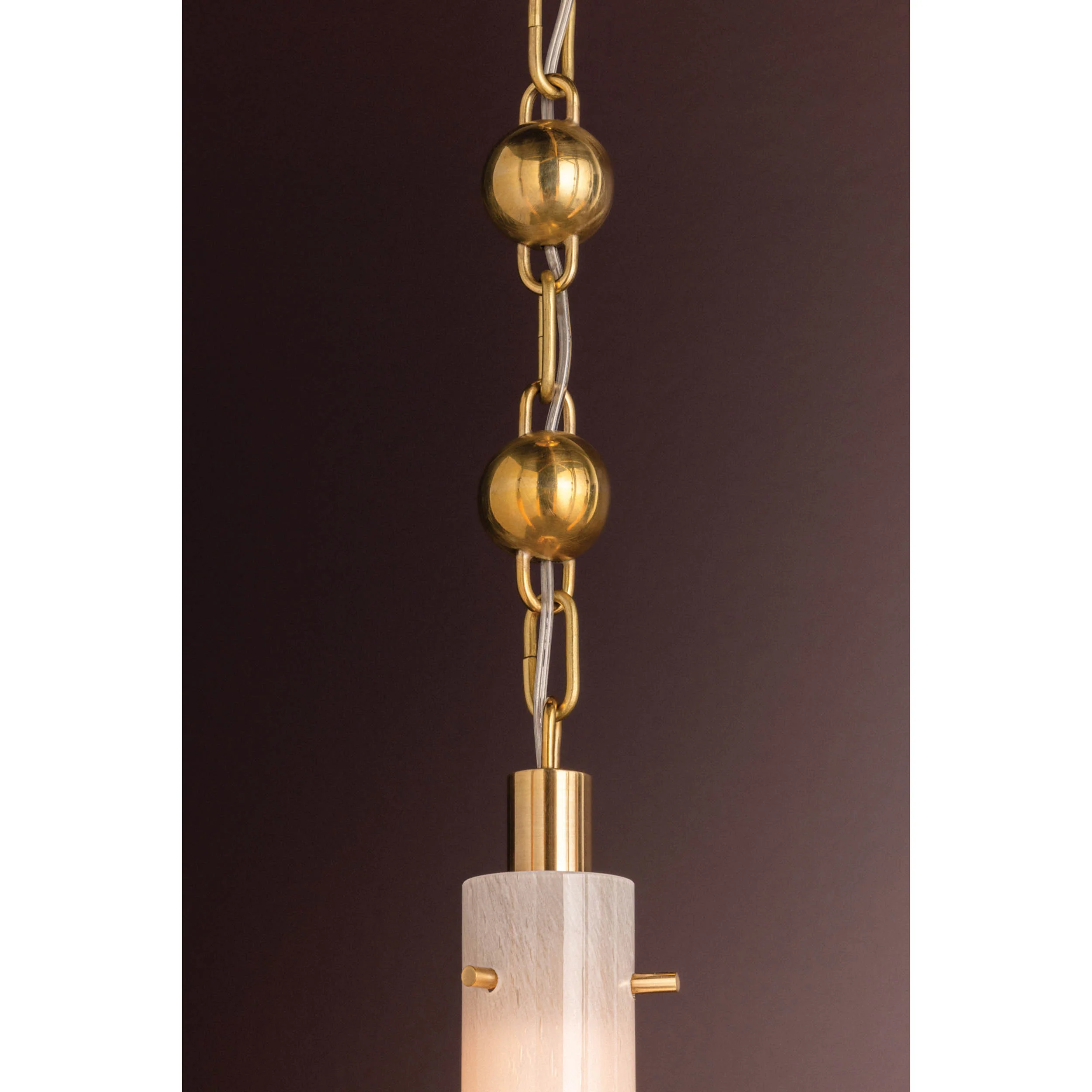 Parigi Chandelier, Vintage Brass - Image 6