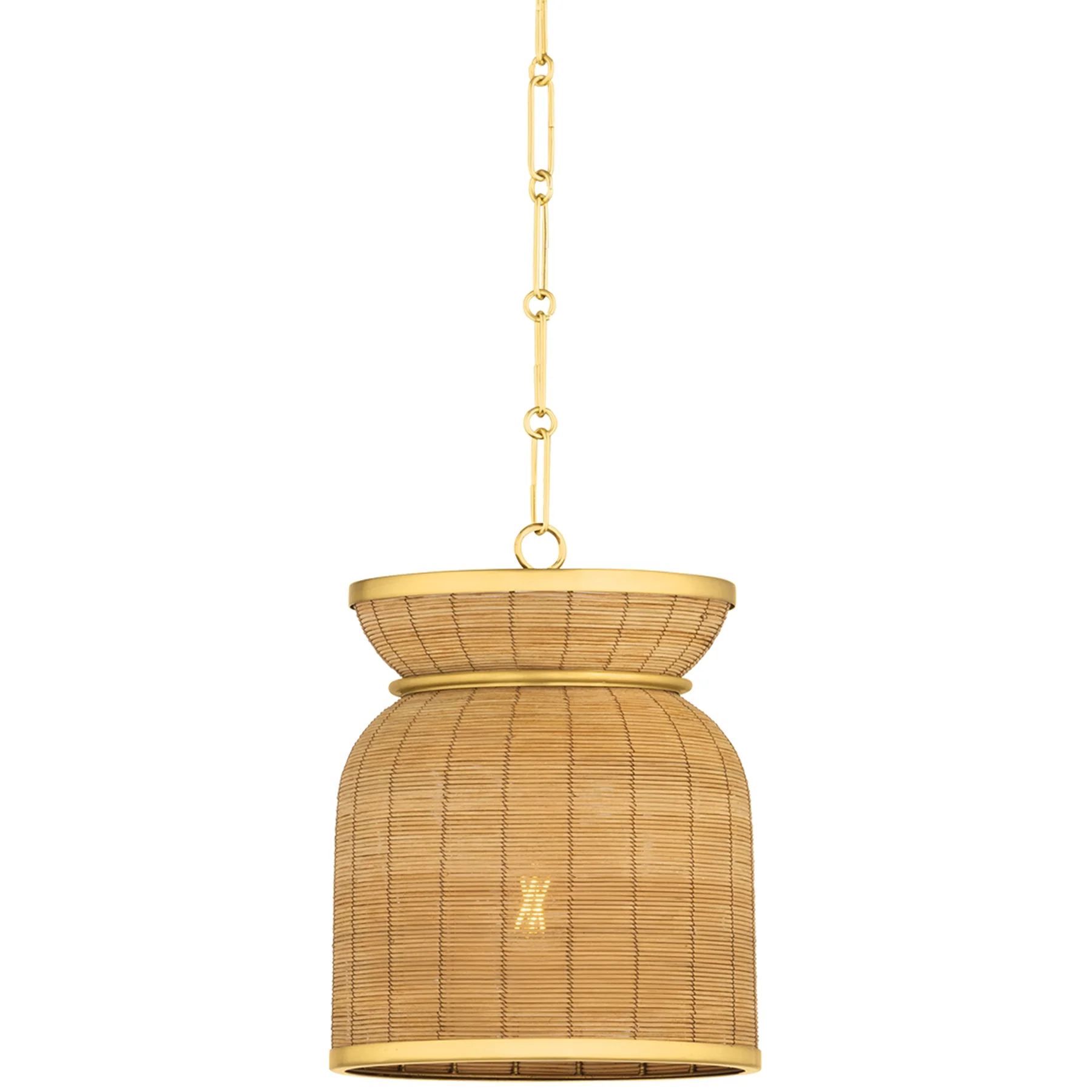 Parkchester Pendant, Aged Brass