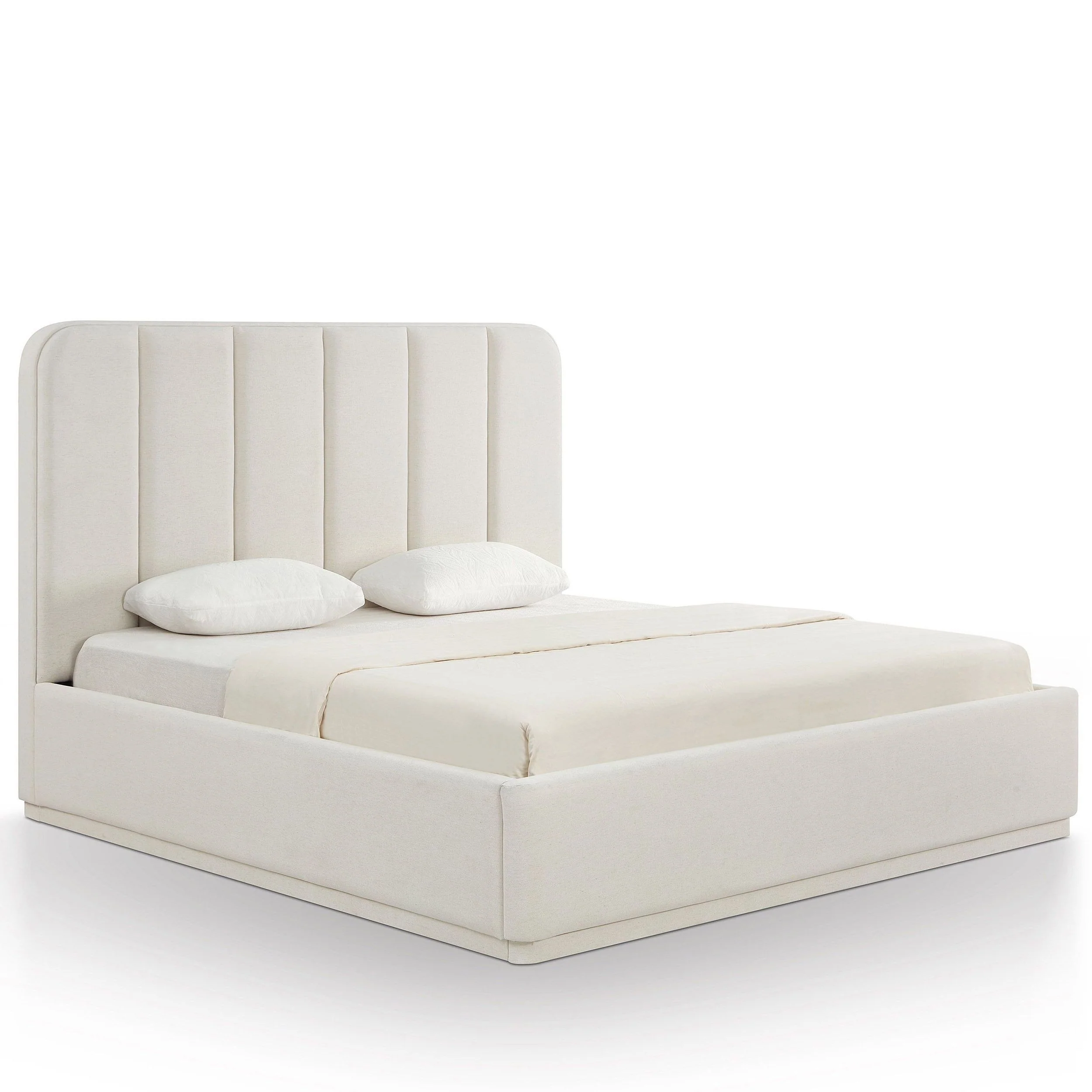 Parker Bed, Cream - Image 4