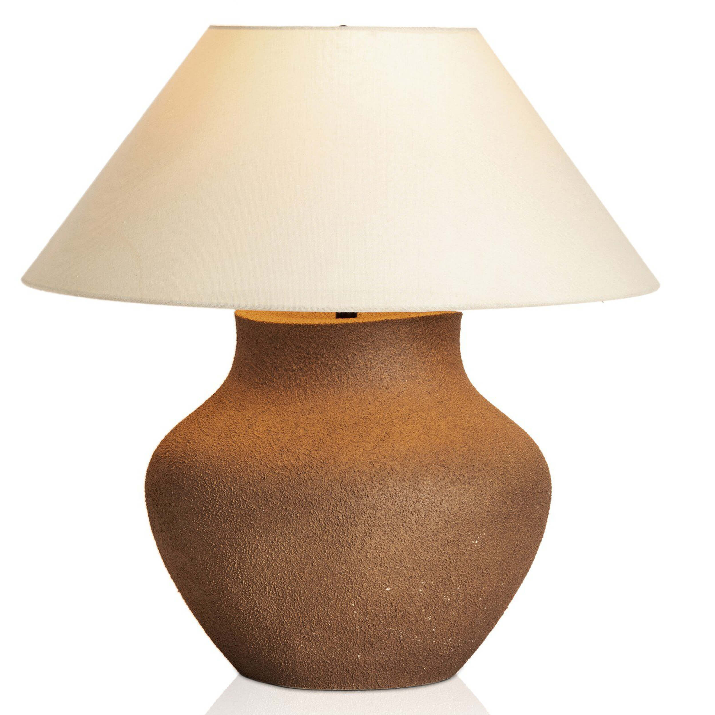 Parma Ceramic Table Lamp, Dark Sand by Four Hands - Image 2