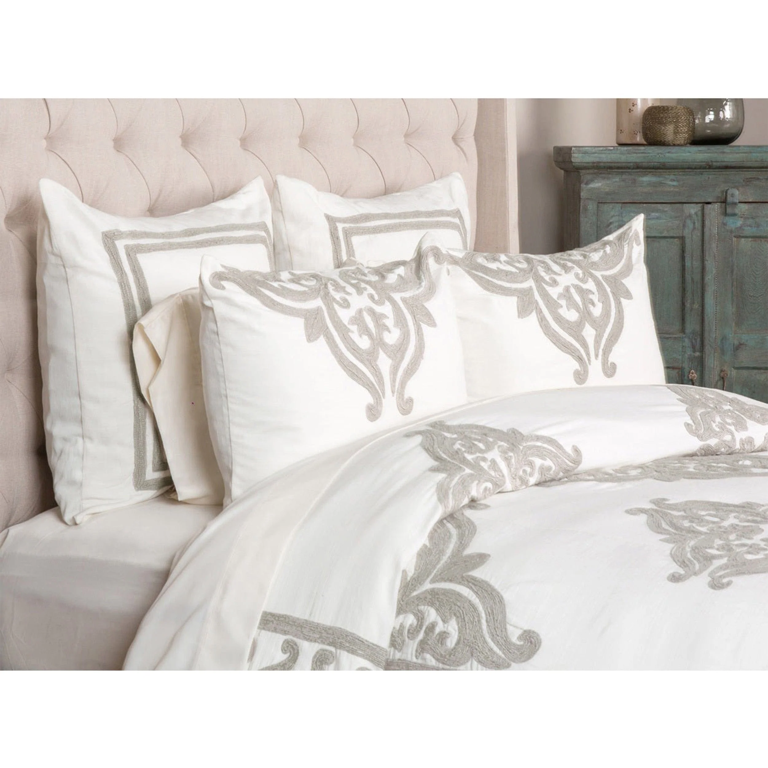 Patrina Duvet Set, Ivory