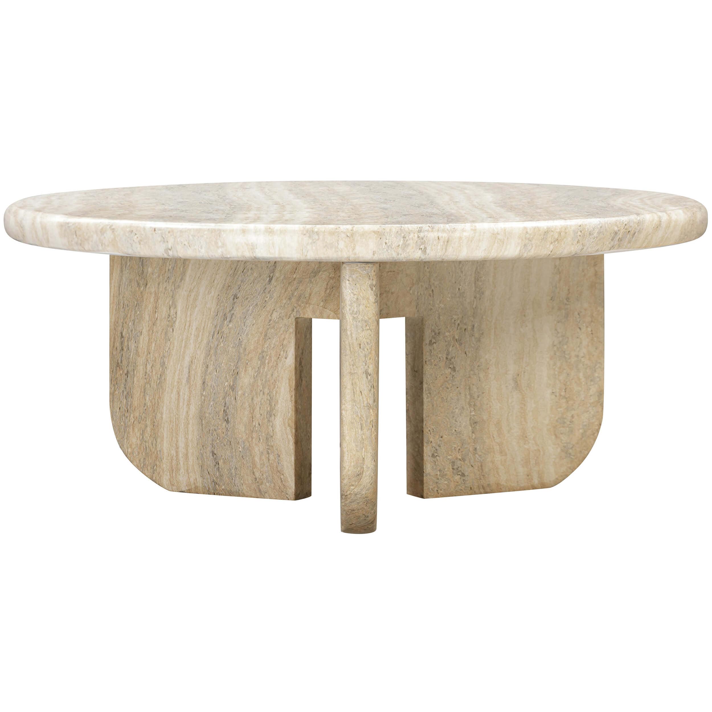 Patrizia Round Coffee Table, Neutral - Image 2