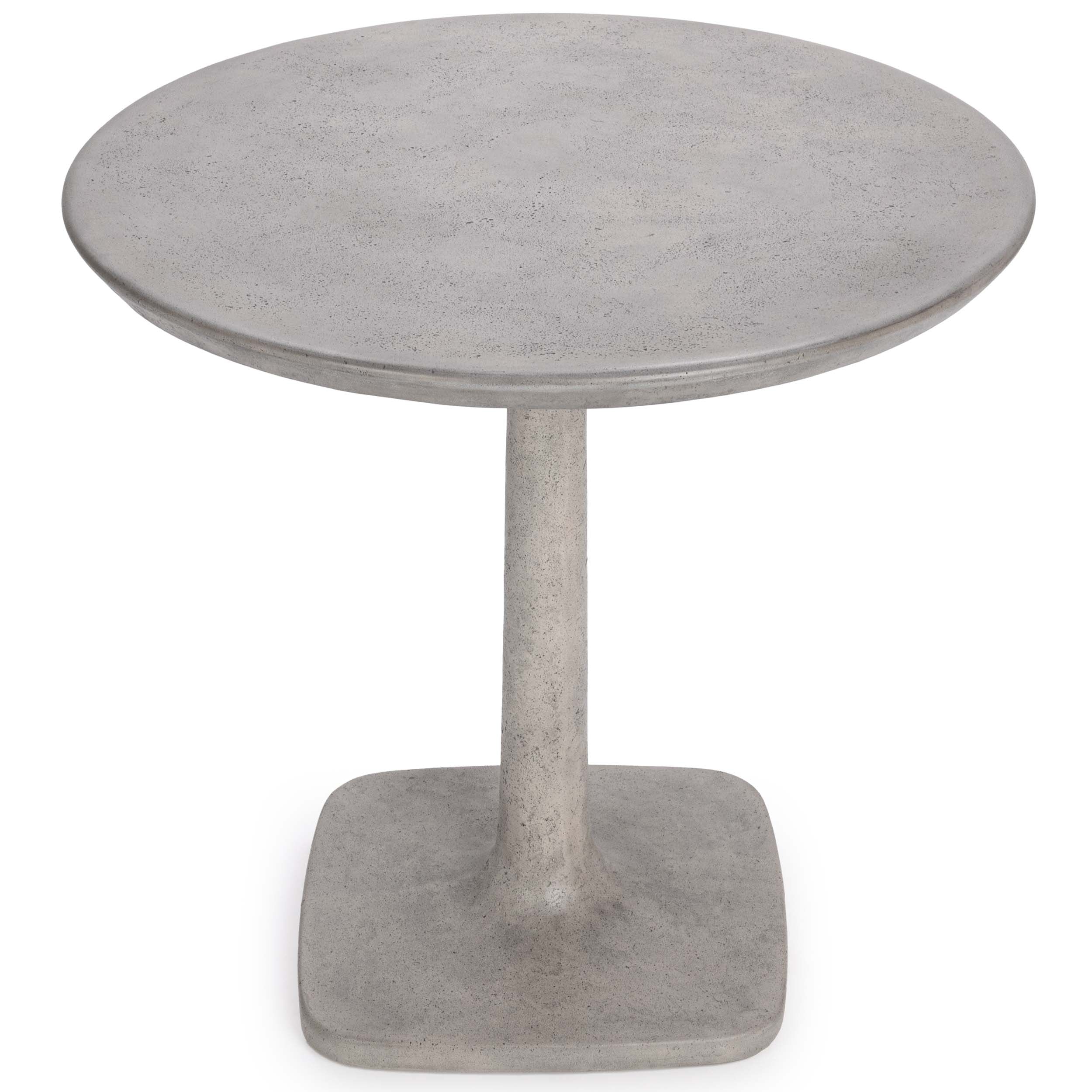 Paulina 31" Outdoor Bistro Table, Light Gray