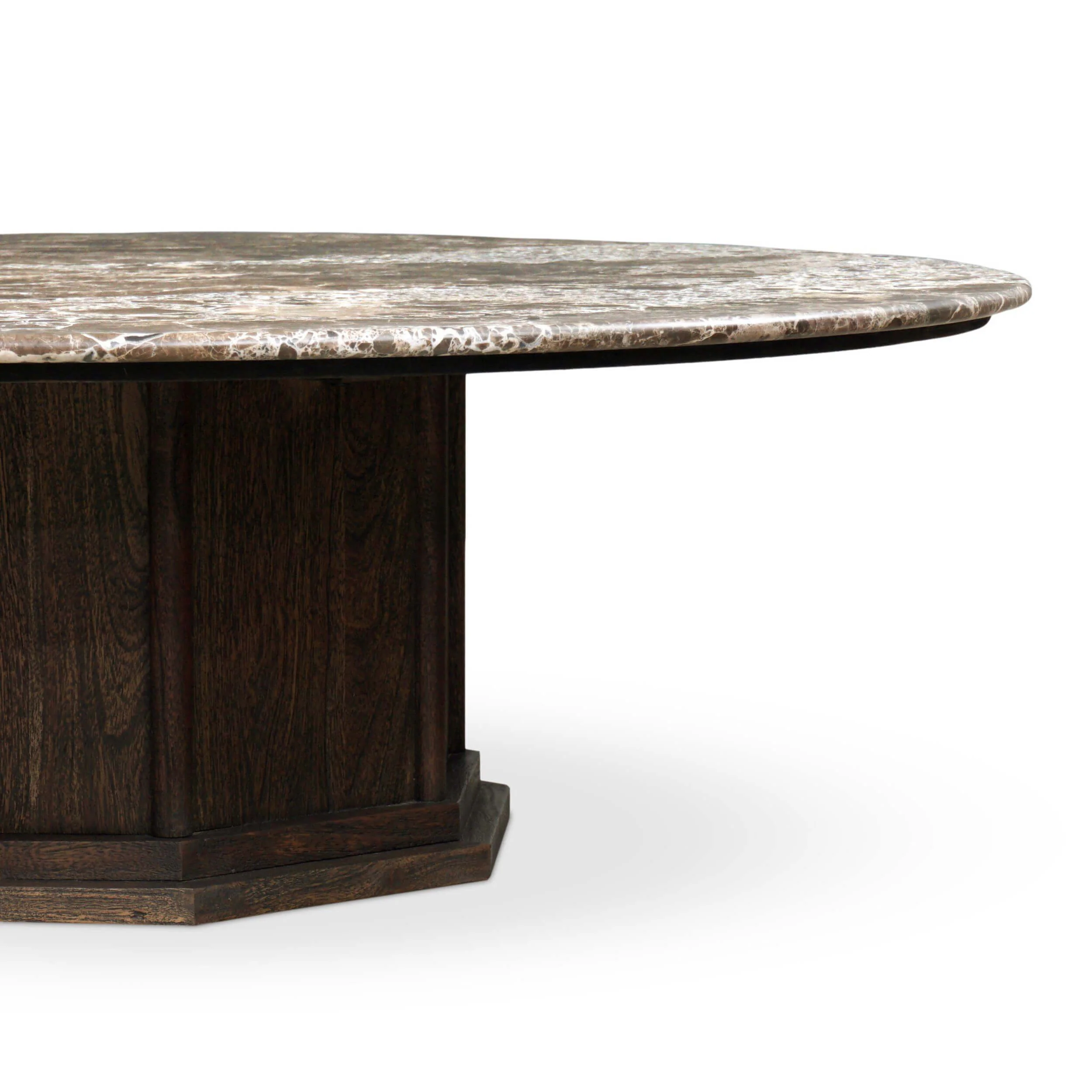 Pavlo Coffee Table, Brown Marble by Four Hands - Image 2