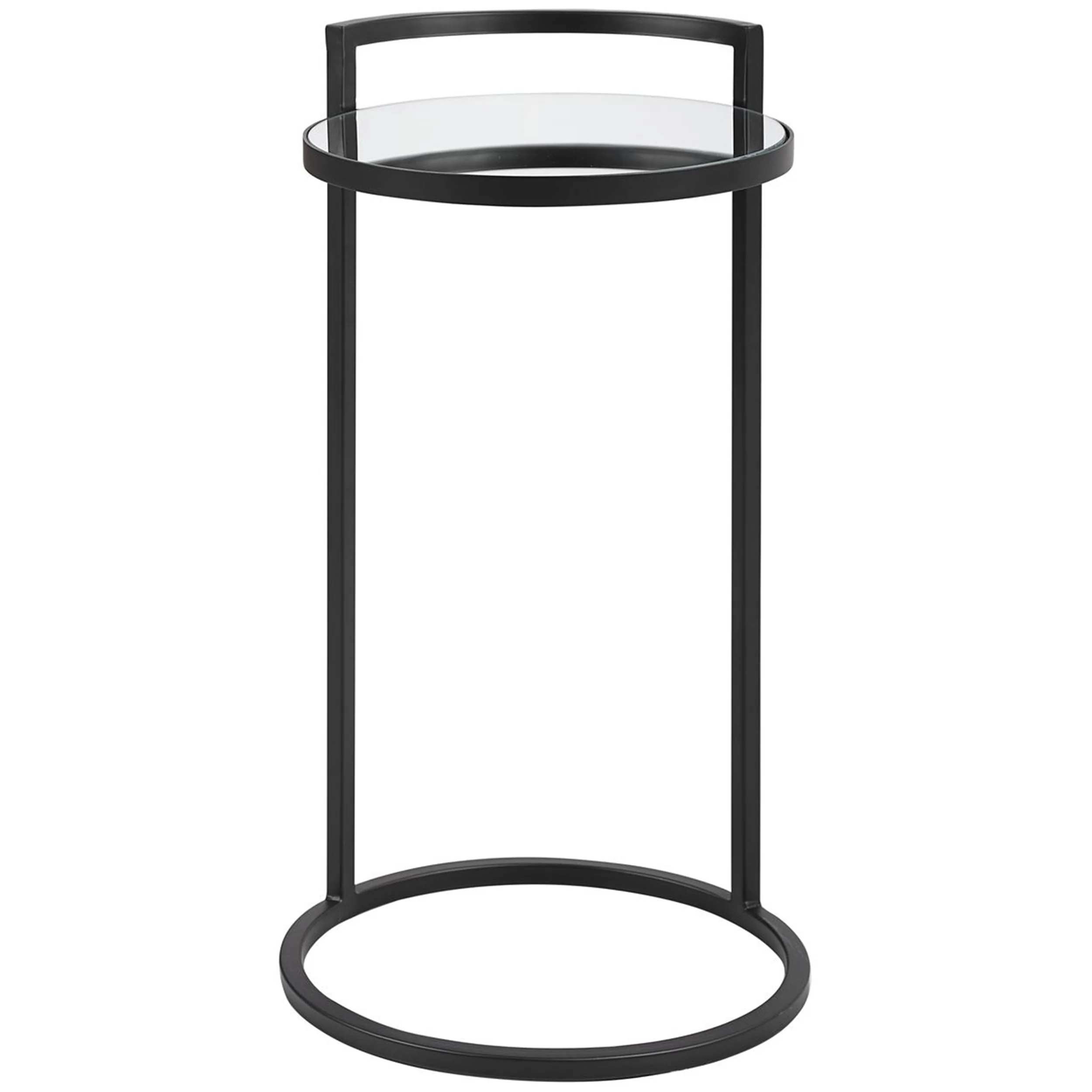 Pearl Accent Table, Matte Black - Image 2
