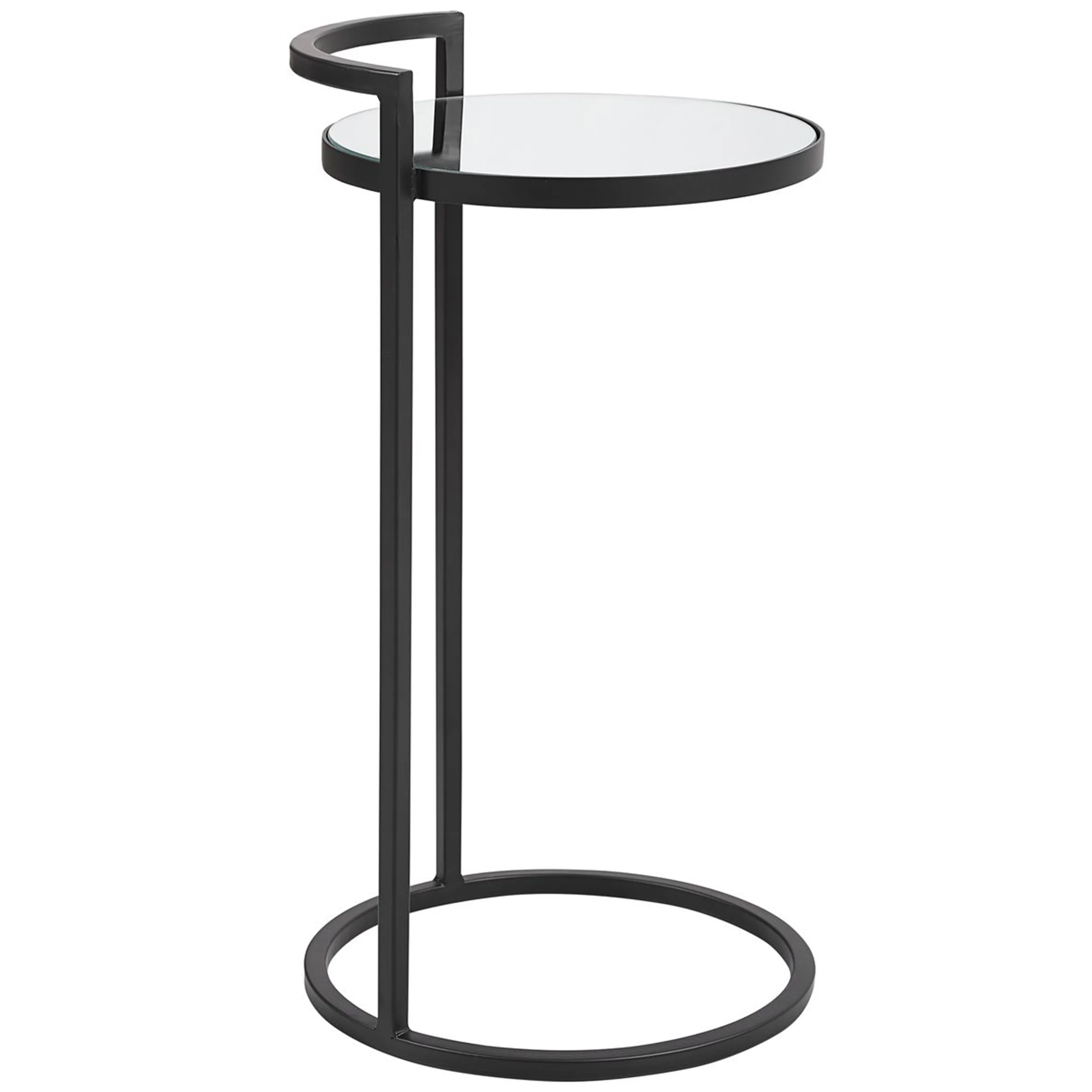 Pearl Accent Table, Matte Black - Image 3