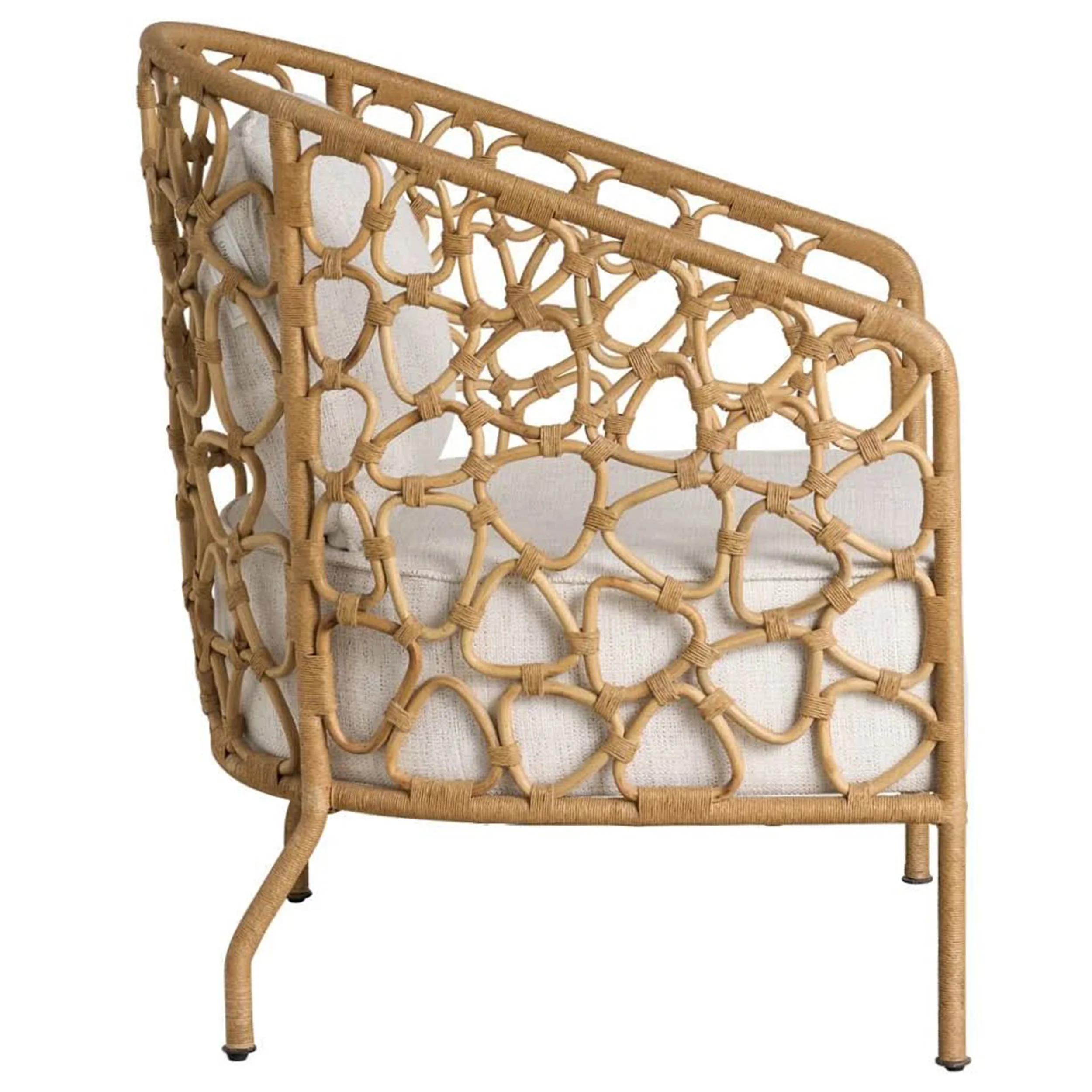 Pebble Accent Chair, Natural - Image 3