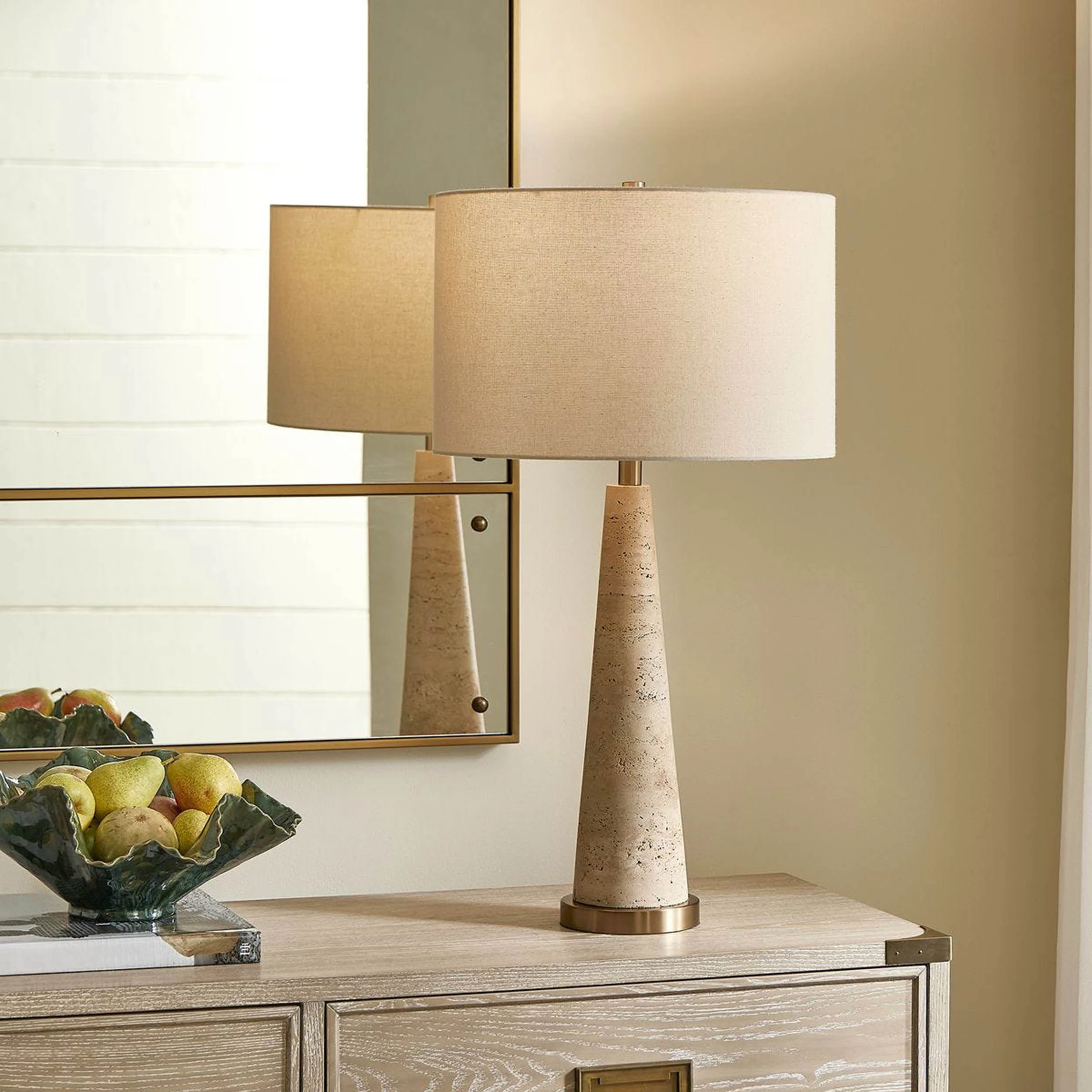 Perkins Table Lamp, Beige - Image 5