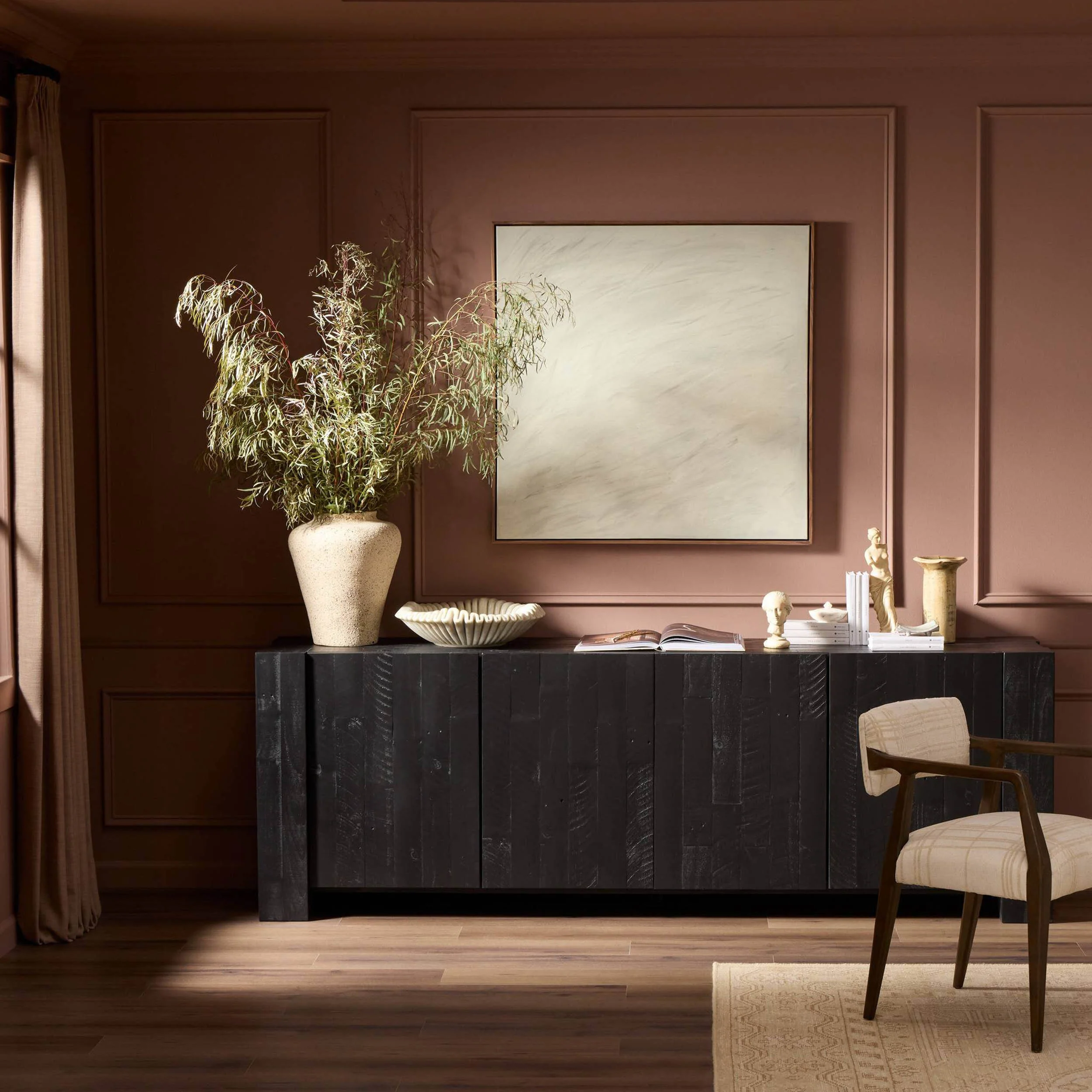 Perot Sideboard, Aged Black by Four Hands - Image 7