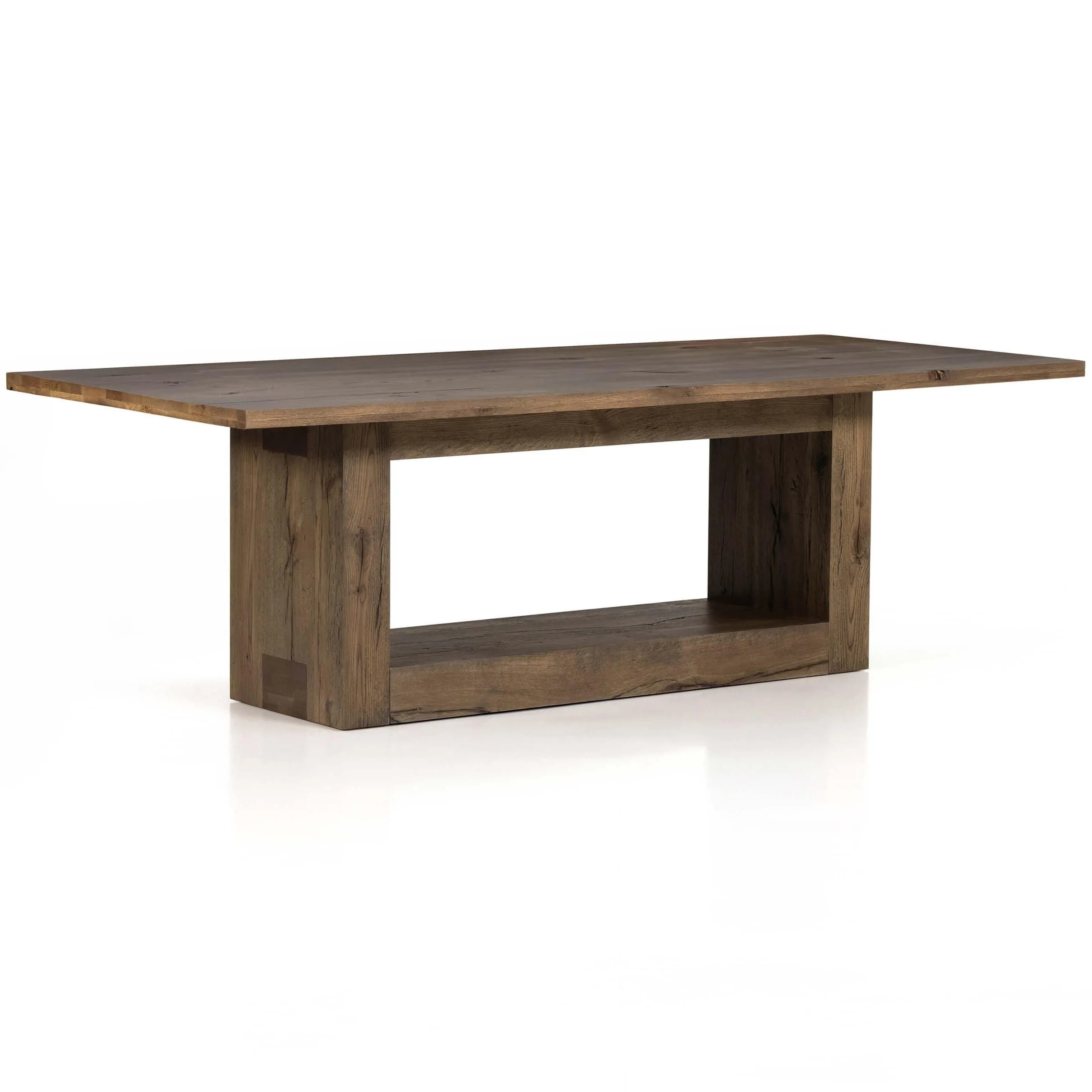 Perrin 93" Dining Table, Rustic Fawn by Four Hands