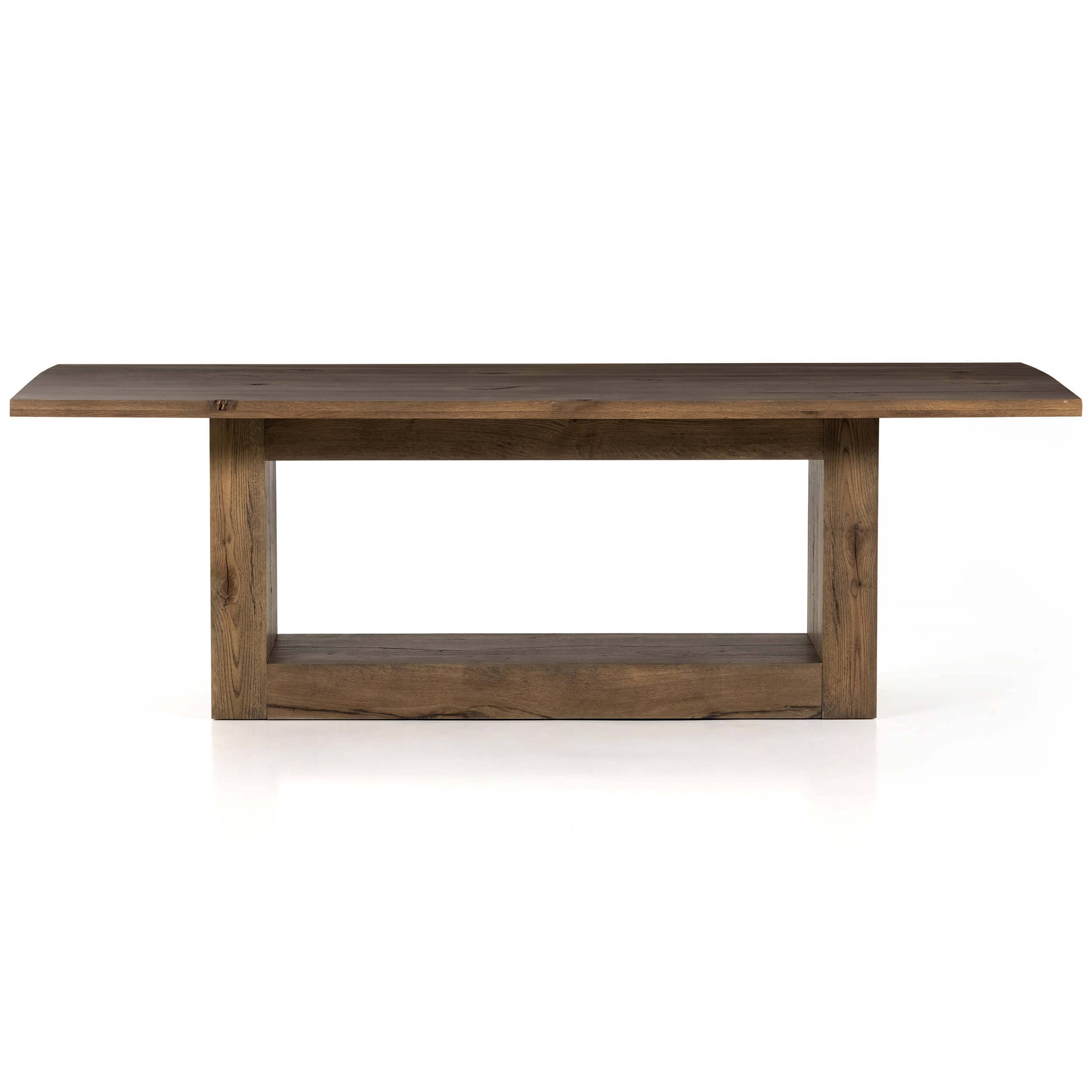 Perrin 93" Dining Table, Rustic Fawn by Four Hands - Image 3