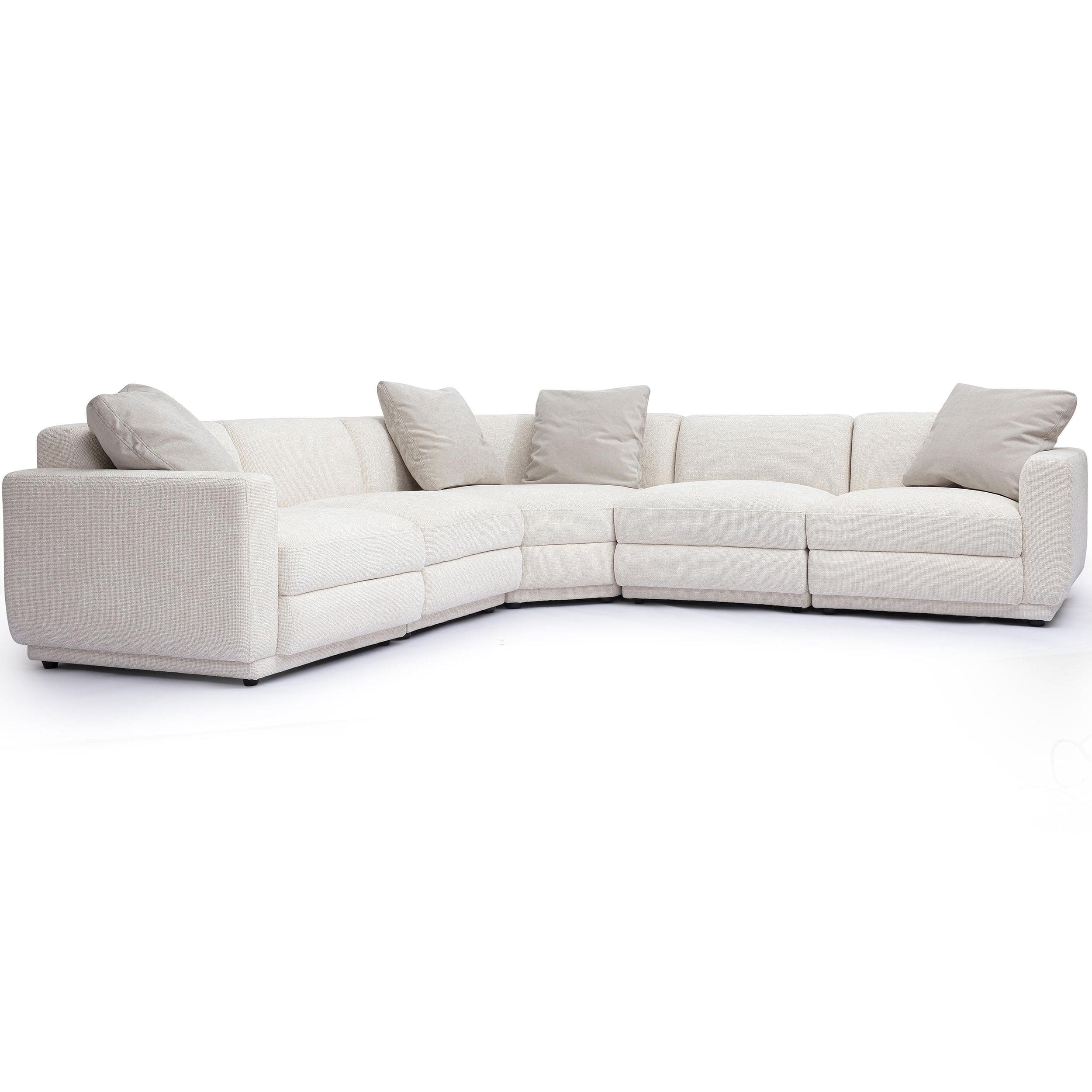 Perry Modular L-Sectional, Cream - Image 3