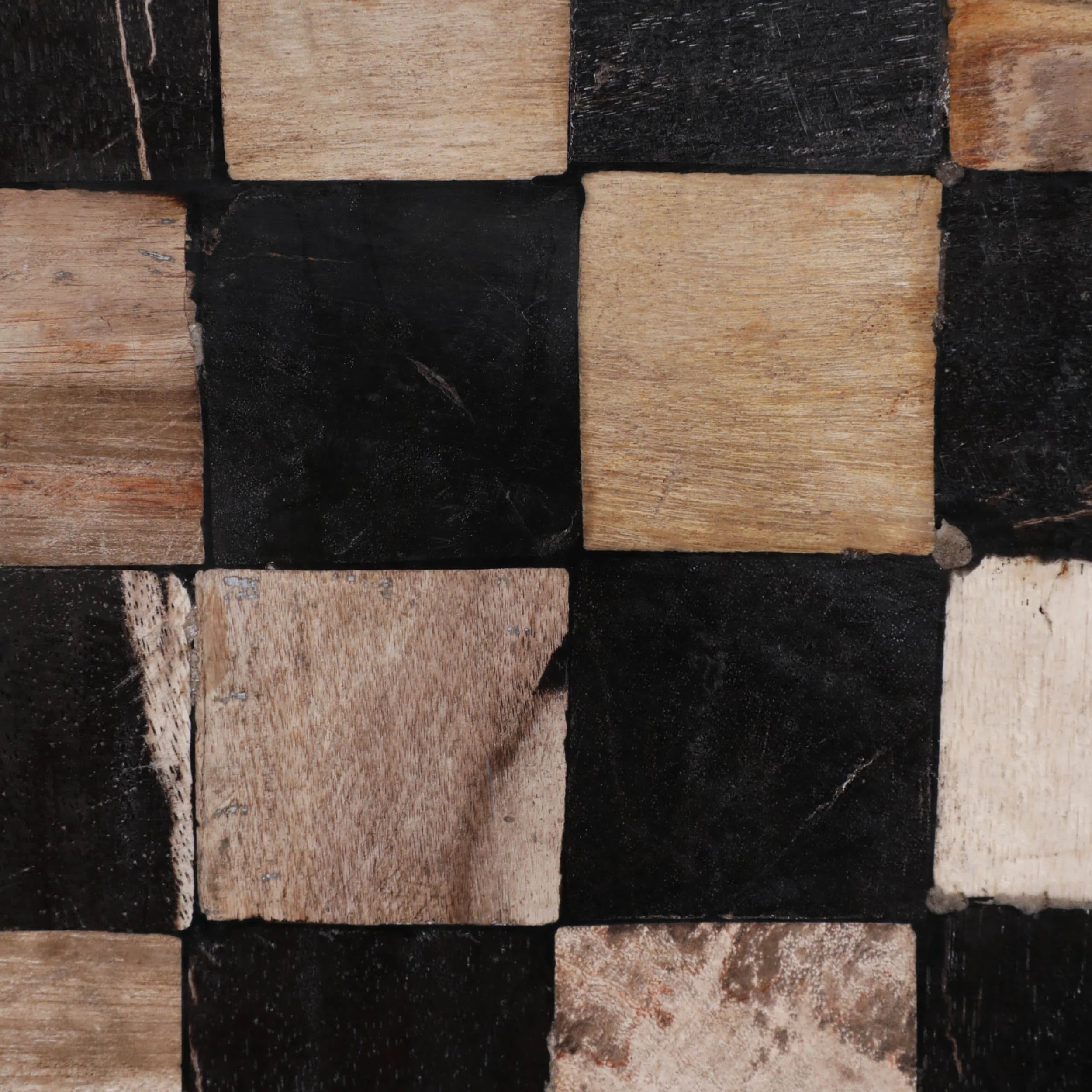 Petrified Wood Chess Set, Black/Ivory - Image 6