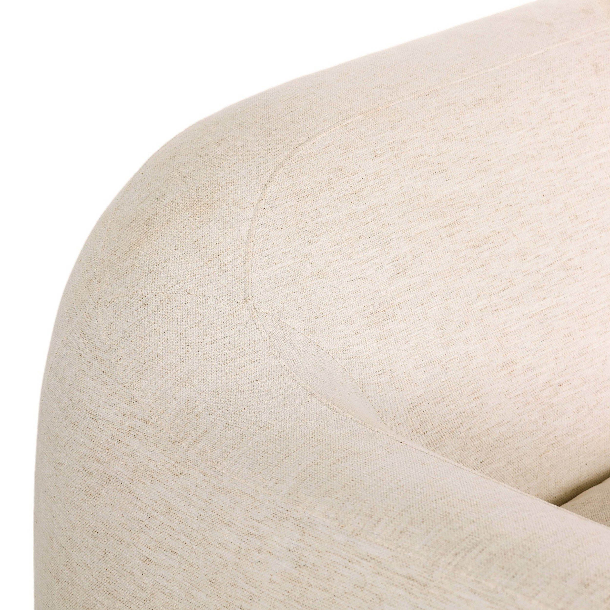 Phaedra 90" Sofa, Nomad Snow by Four Hands - Image 4