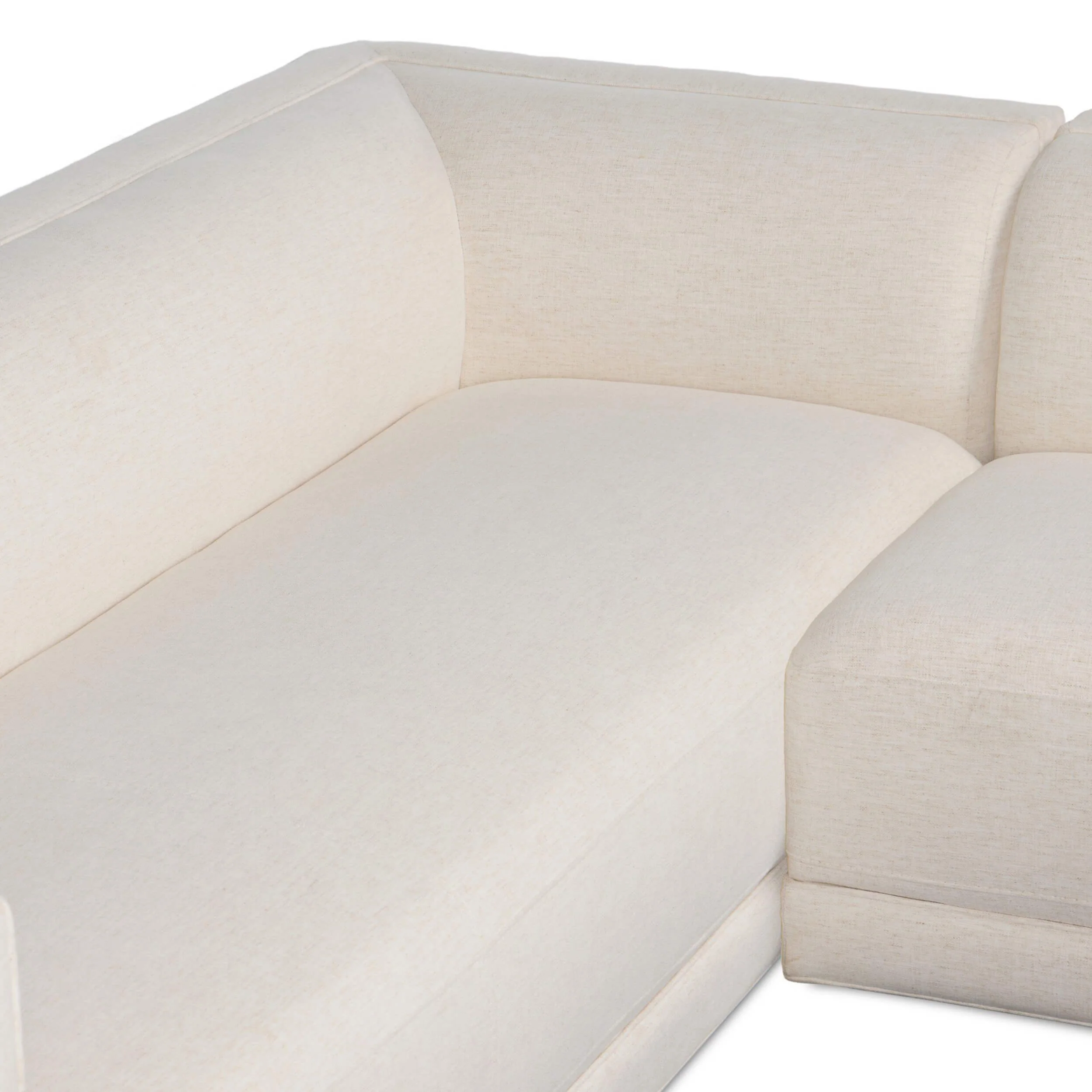 Phillip 2-Piece Sectional, Nomad Snow by Four Hands - Image 10