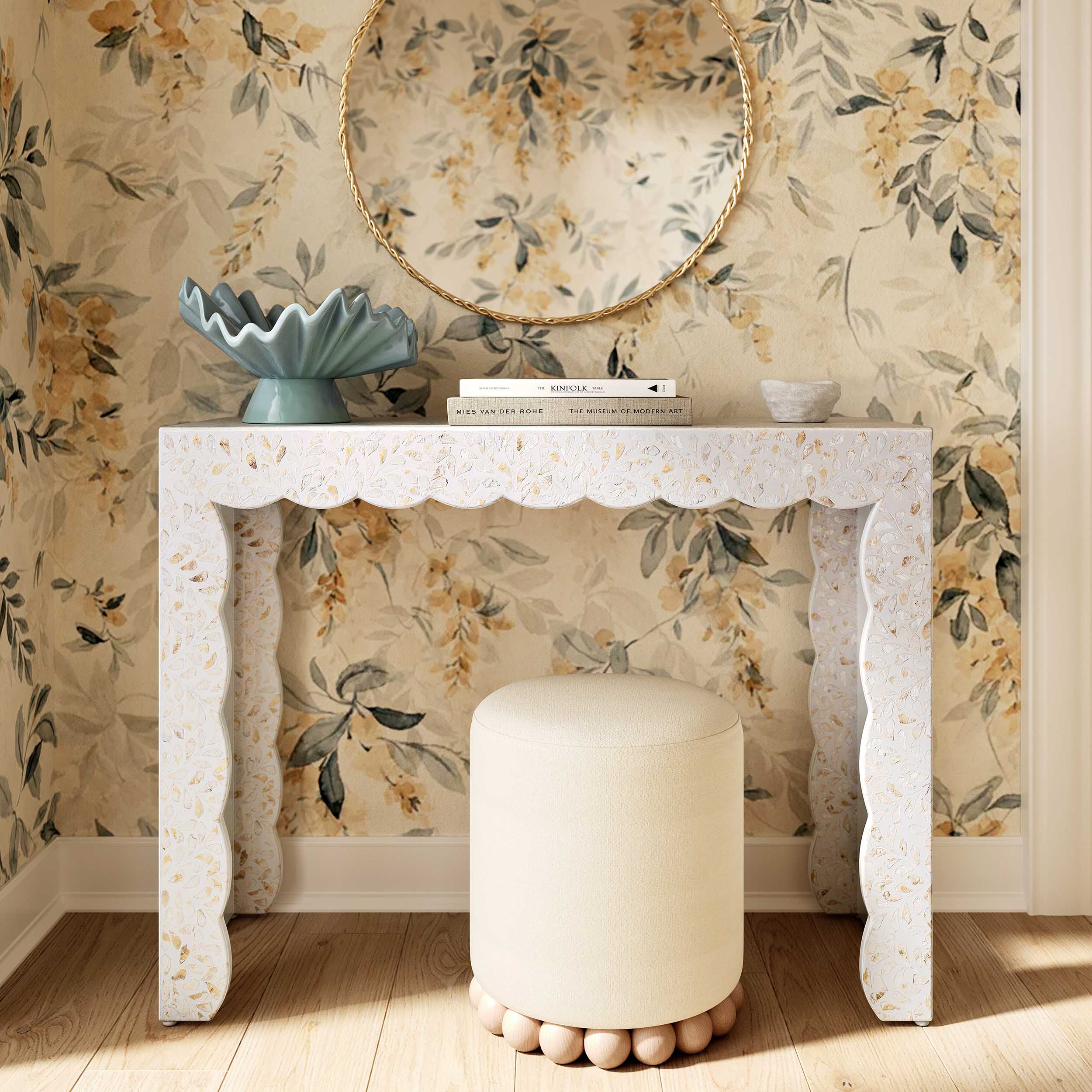 Piara Capiz Shell Console, Natural - Image 5