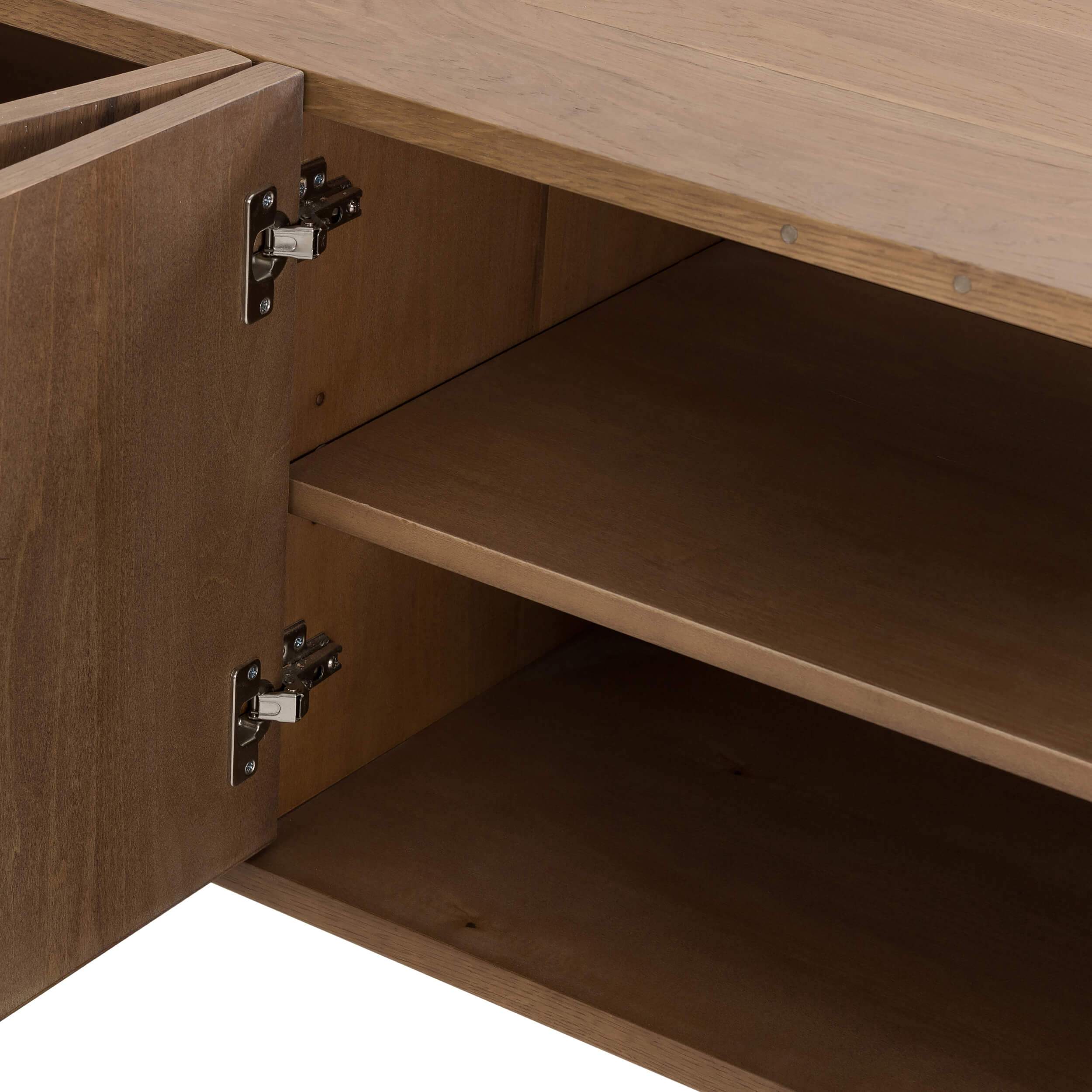 Pickford Media Console, Dusted Oak Veneer by Four Hands - Image 5