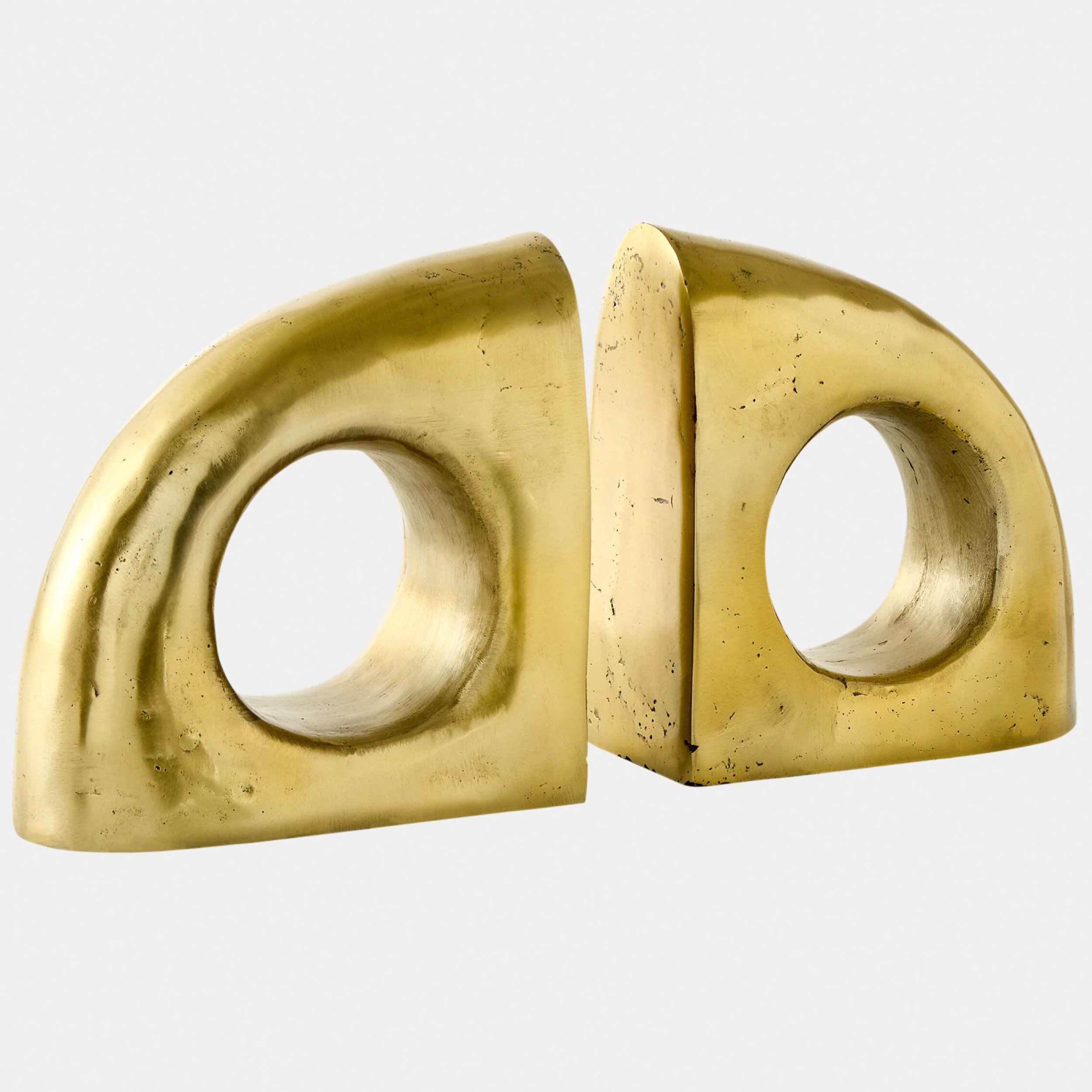 Piero Bookends, Warm Brass - Image 2