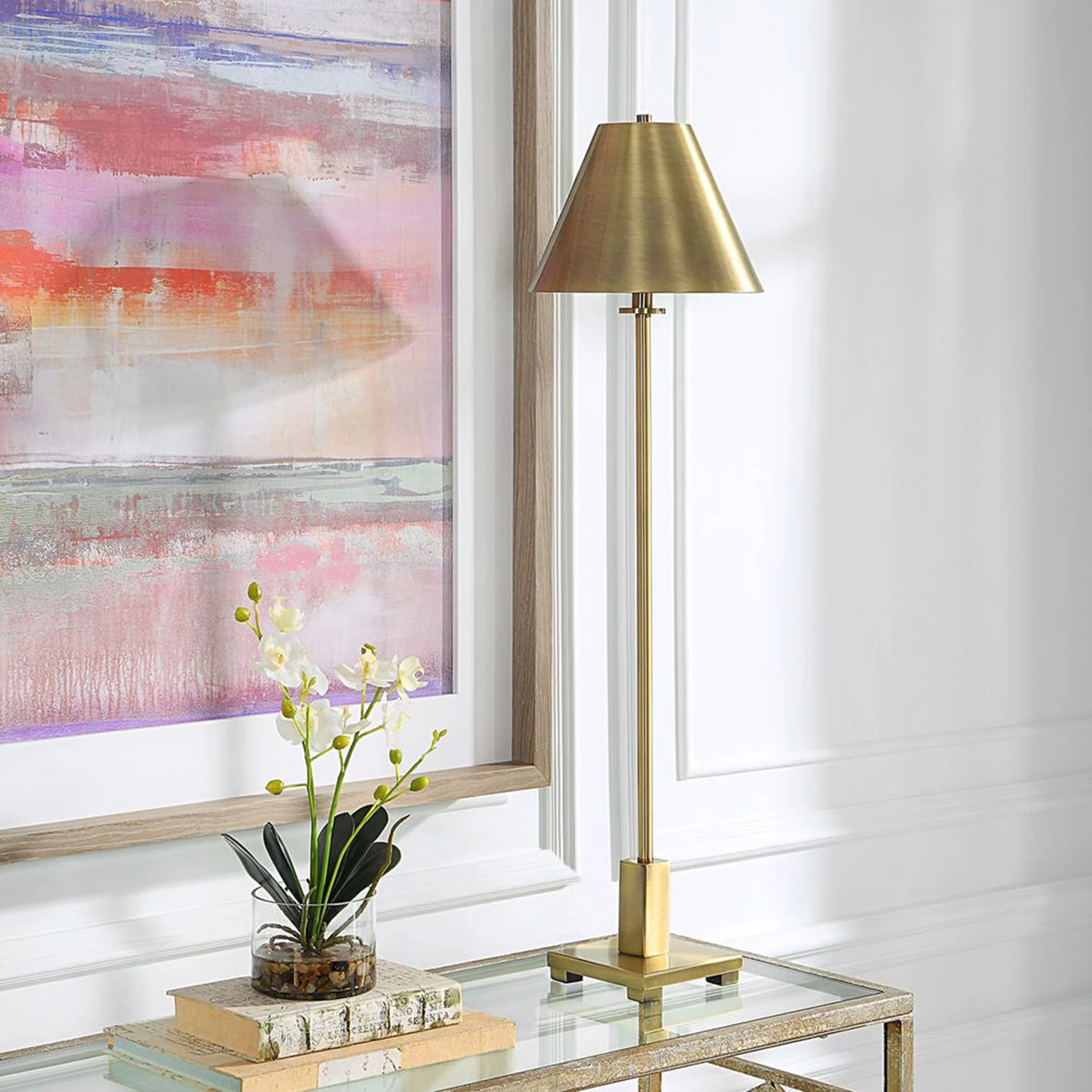 Pilot Buffet Lamp, Brass - Image 5