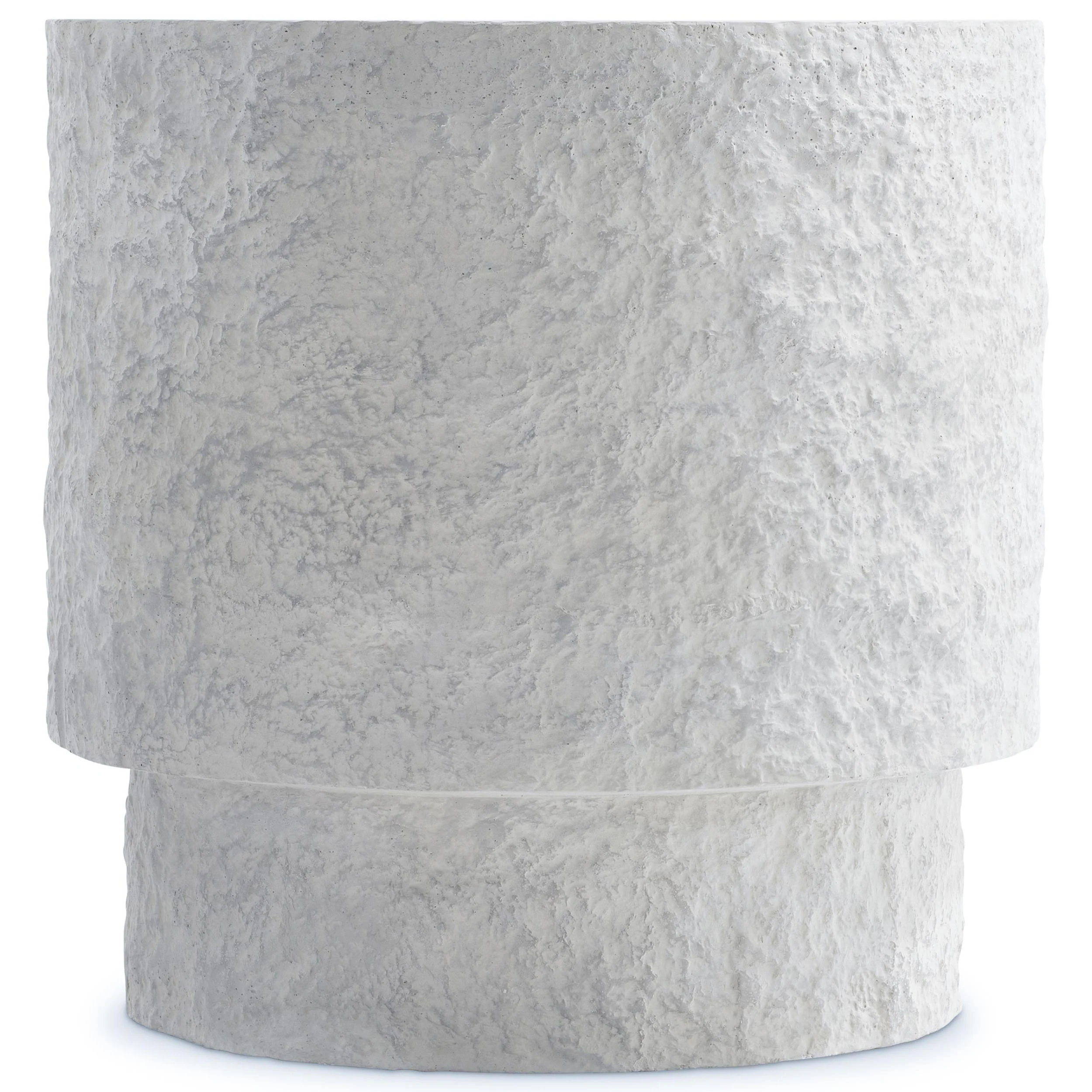 Pincio Plinth Base Side Table, Millstone - Image 2