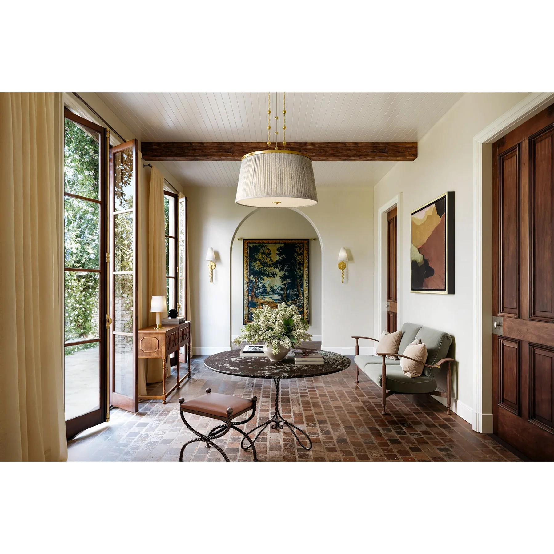 Pine Hill Wall Sconce, Vintage Gold Leaf - Image 6
