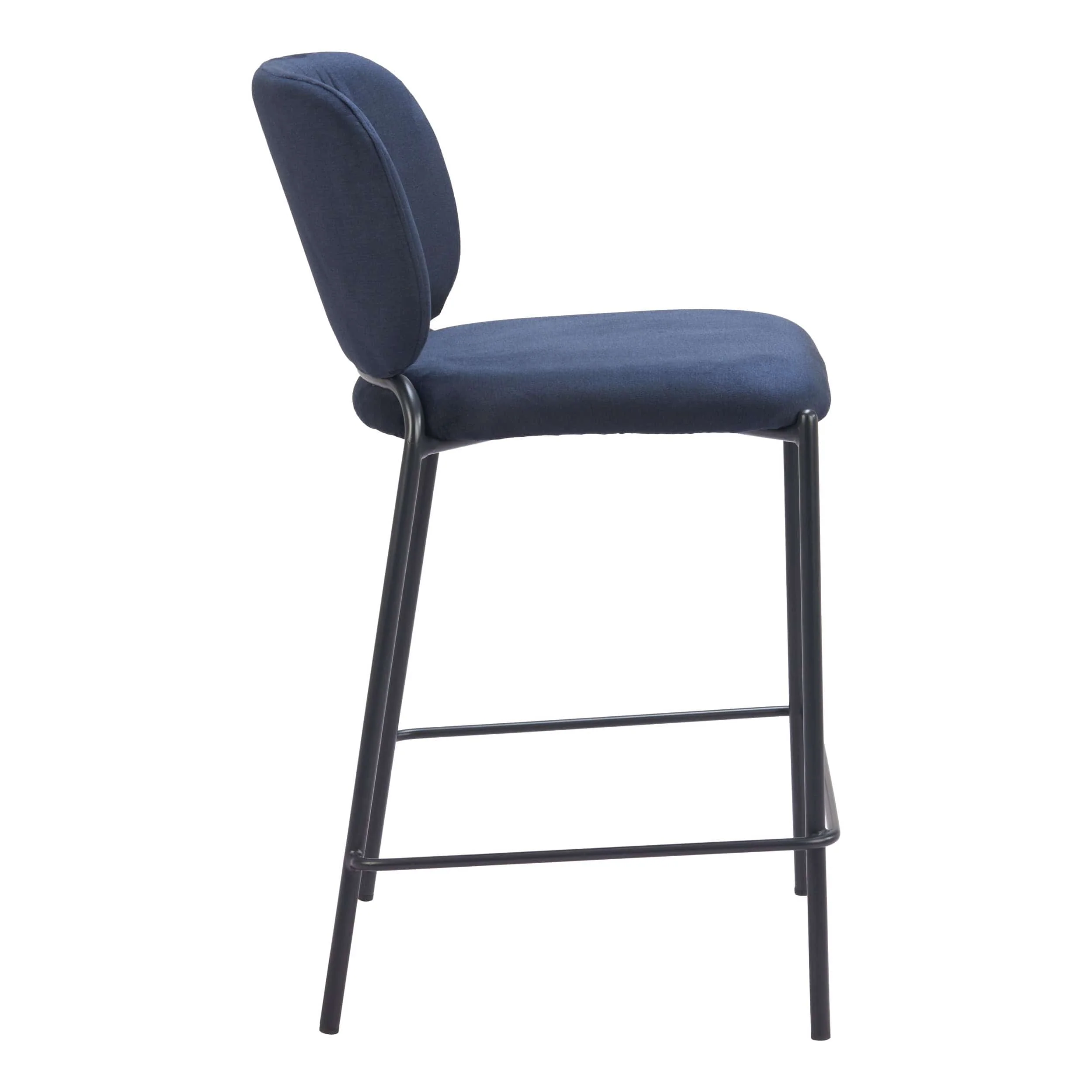 Plat Counter Stool, Blue, Set of 2 - Image 3