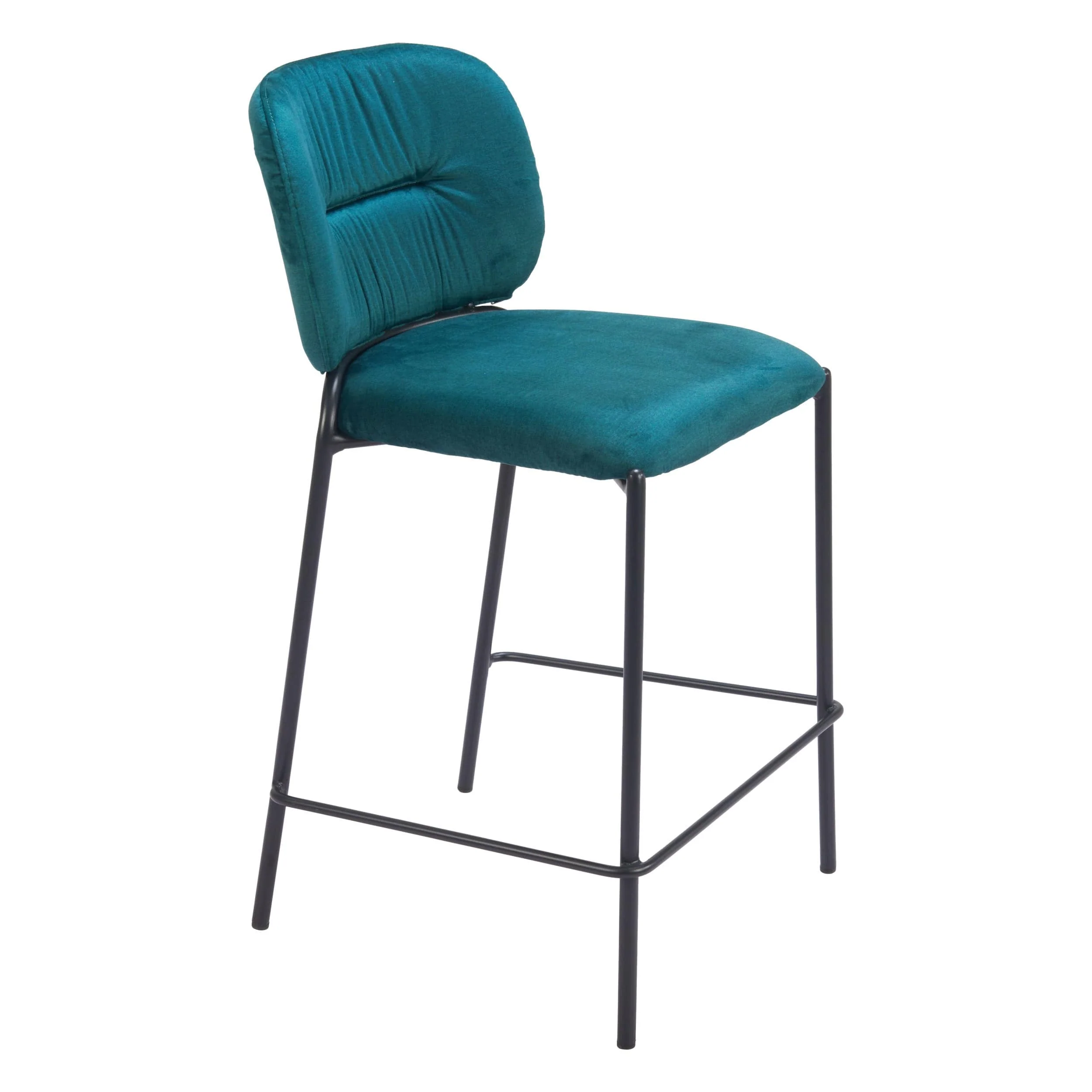 Plat Counter Stool, Green, Set of 2 - Image 7