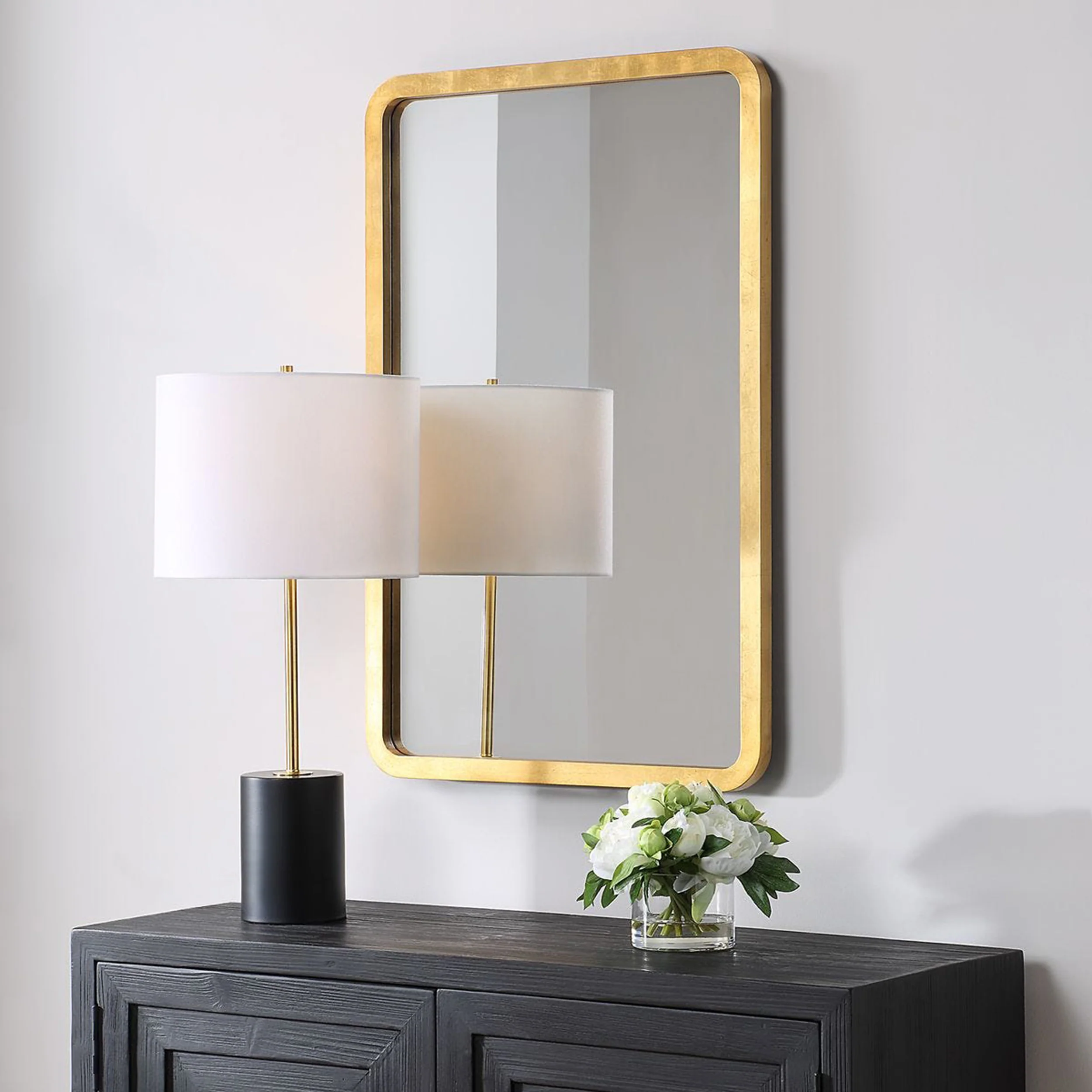Poe Mirror, Gold - Image 4