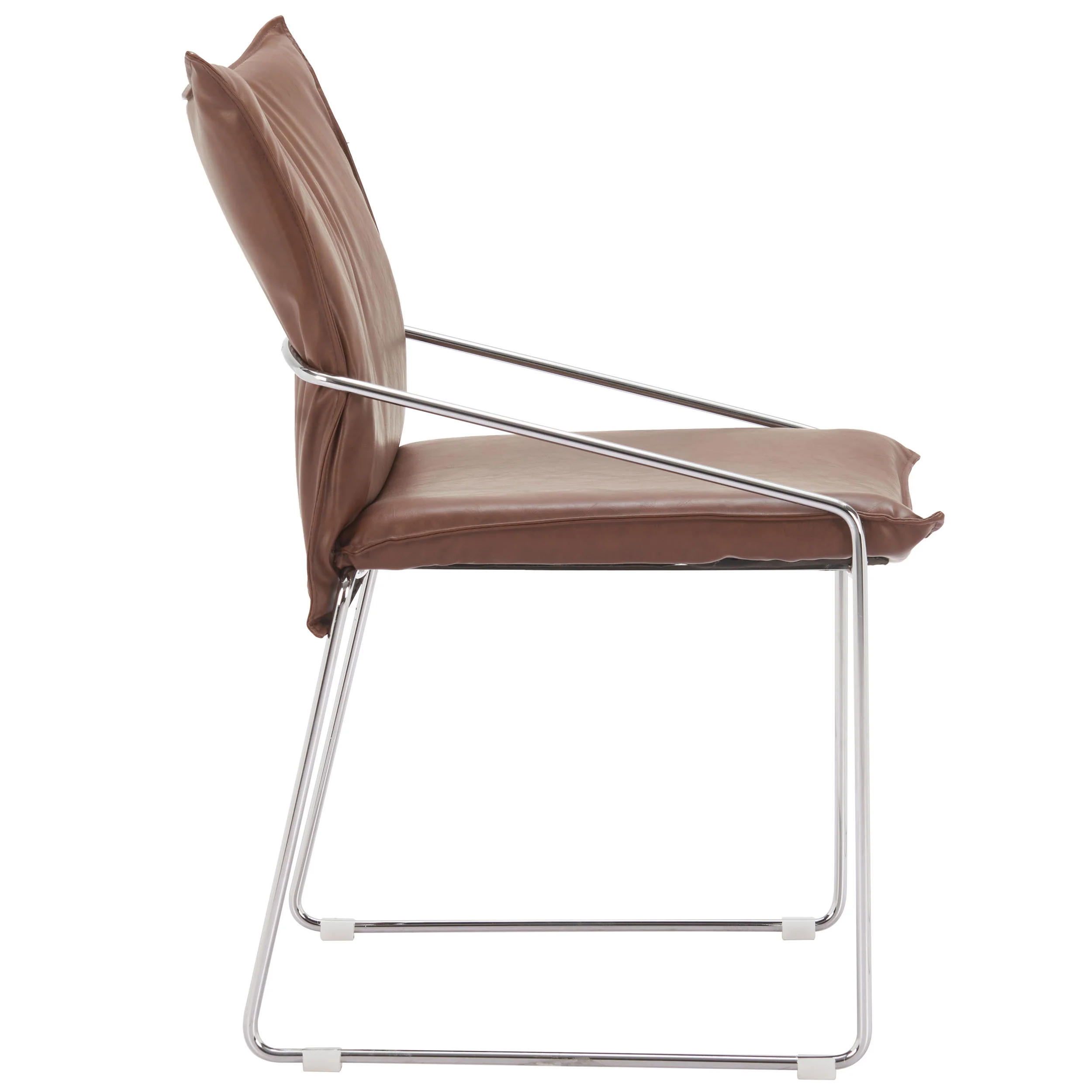 Pola Dining Chair, Brown, Set of 2 - Image 3