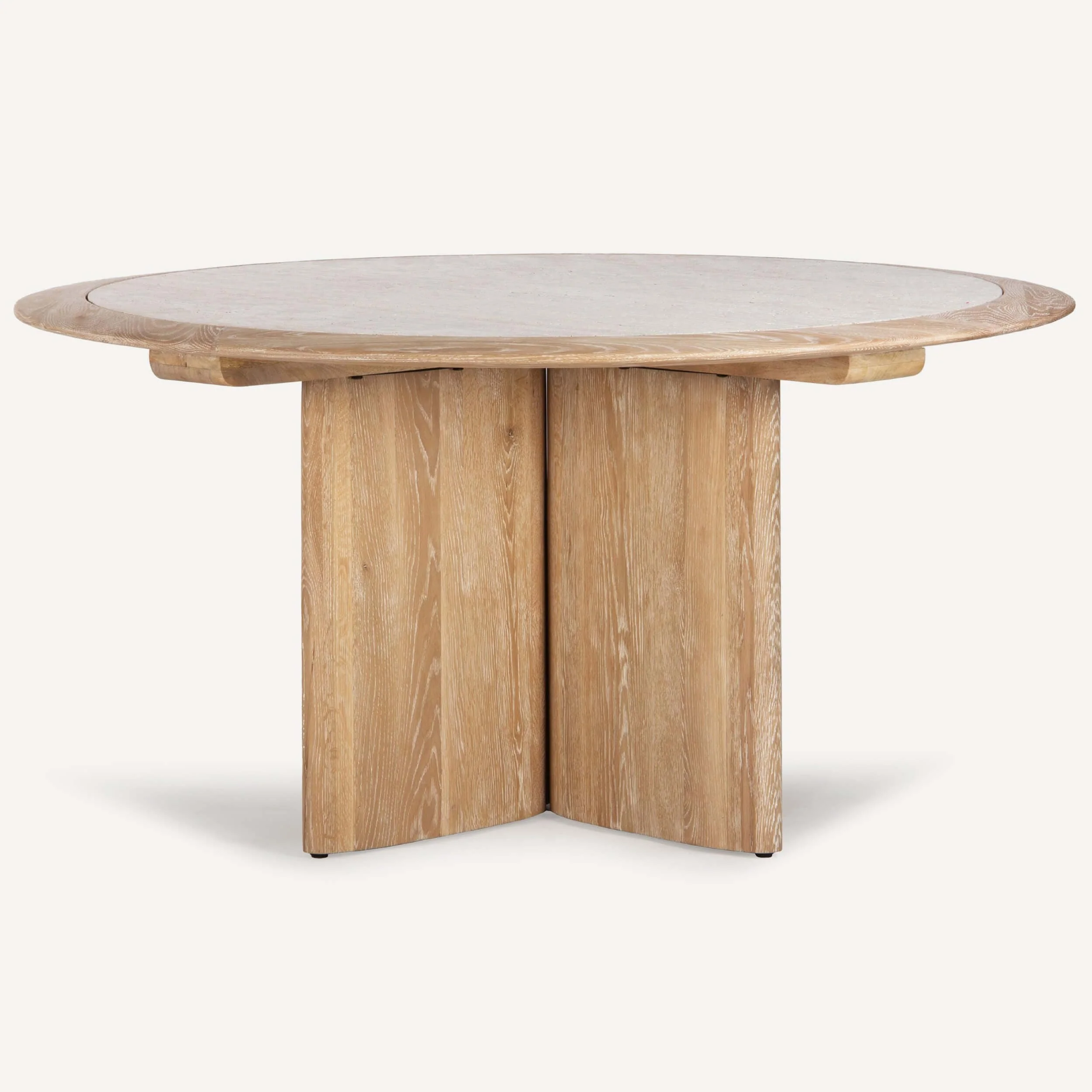 Polaris Dining Table, Cerused Oak - Image 3