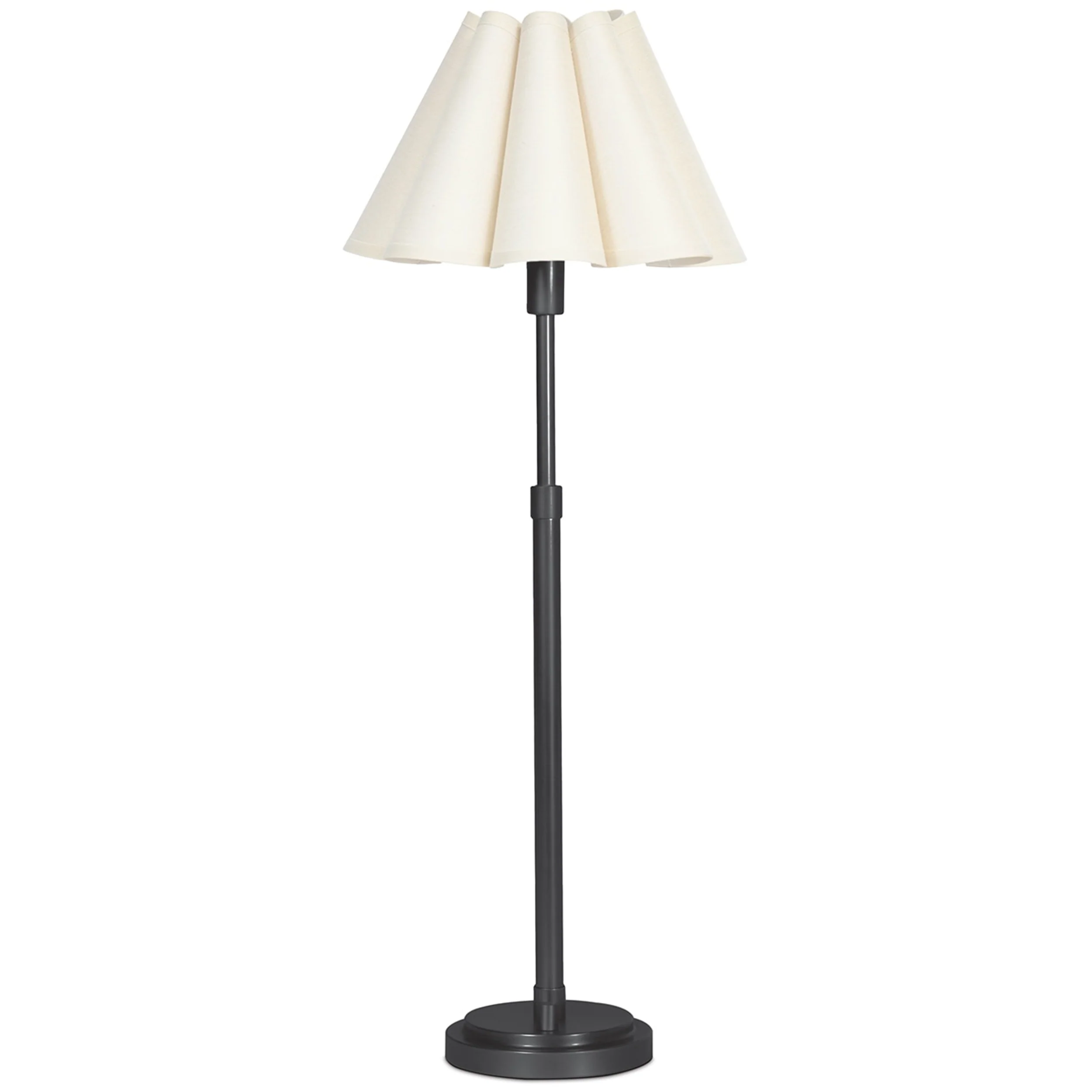 Polly Buffet Lamp, Blacken Brass/Oyster