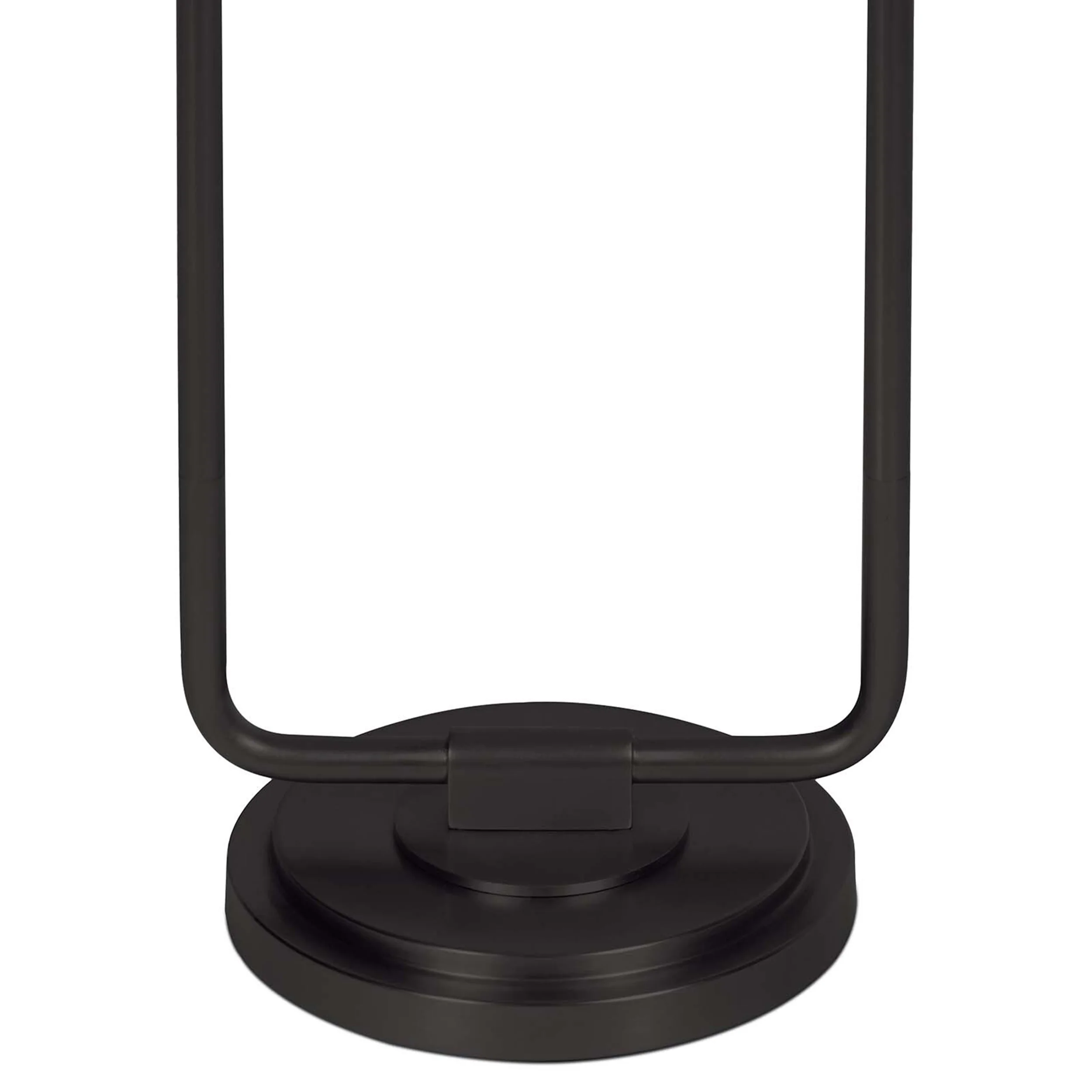 Polly Double Arm Table Lamp, Blackened Brass/Oyster - Image 2