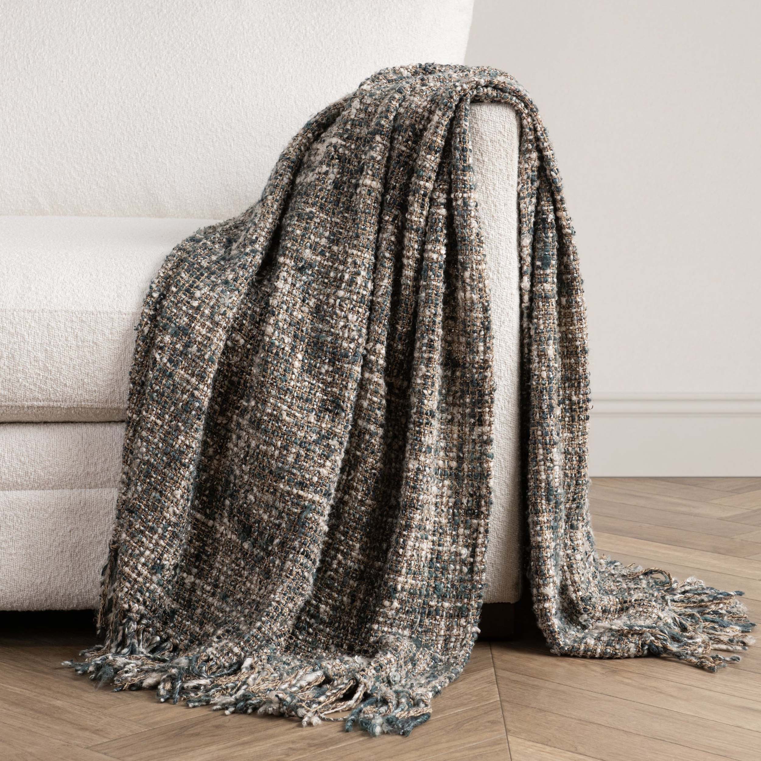 Porter Throw, Blue Slate - Image 5