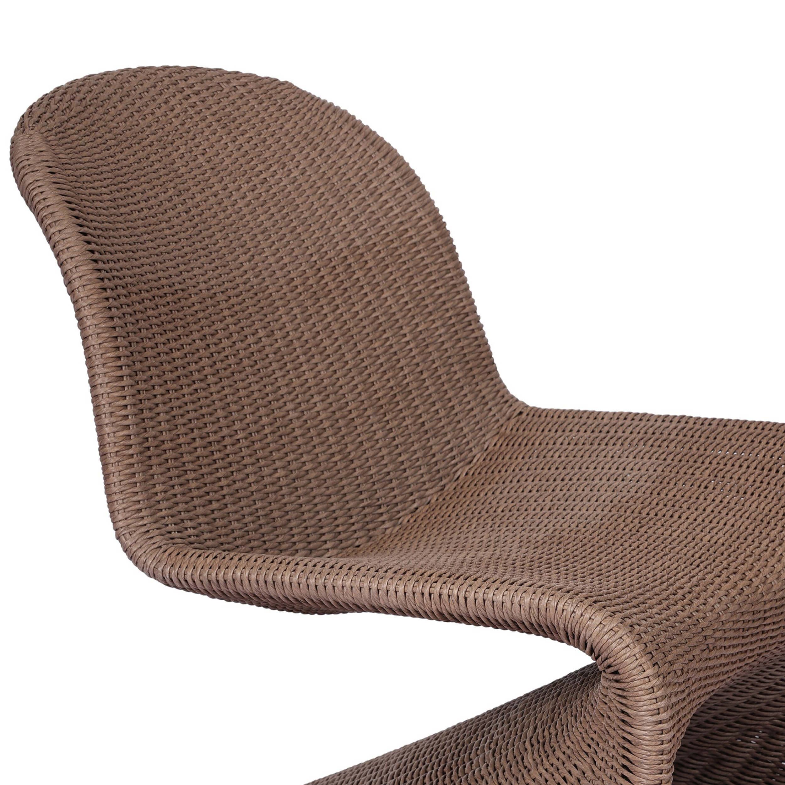 Portia Outdoor Chair, Tanned Weave by Four Hands - Image 4