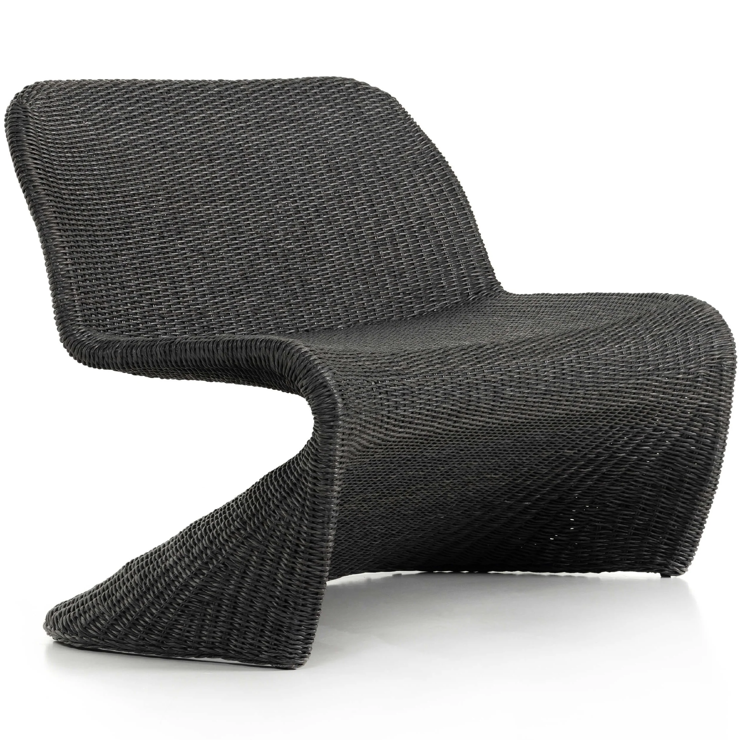 Portia Outdoor Dining Bench, Coal by Four Hands