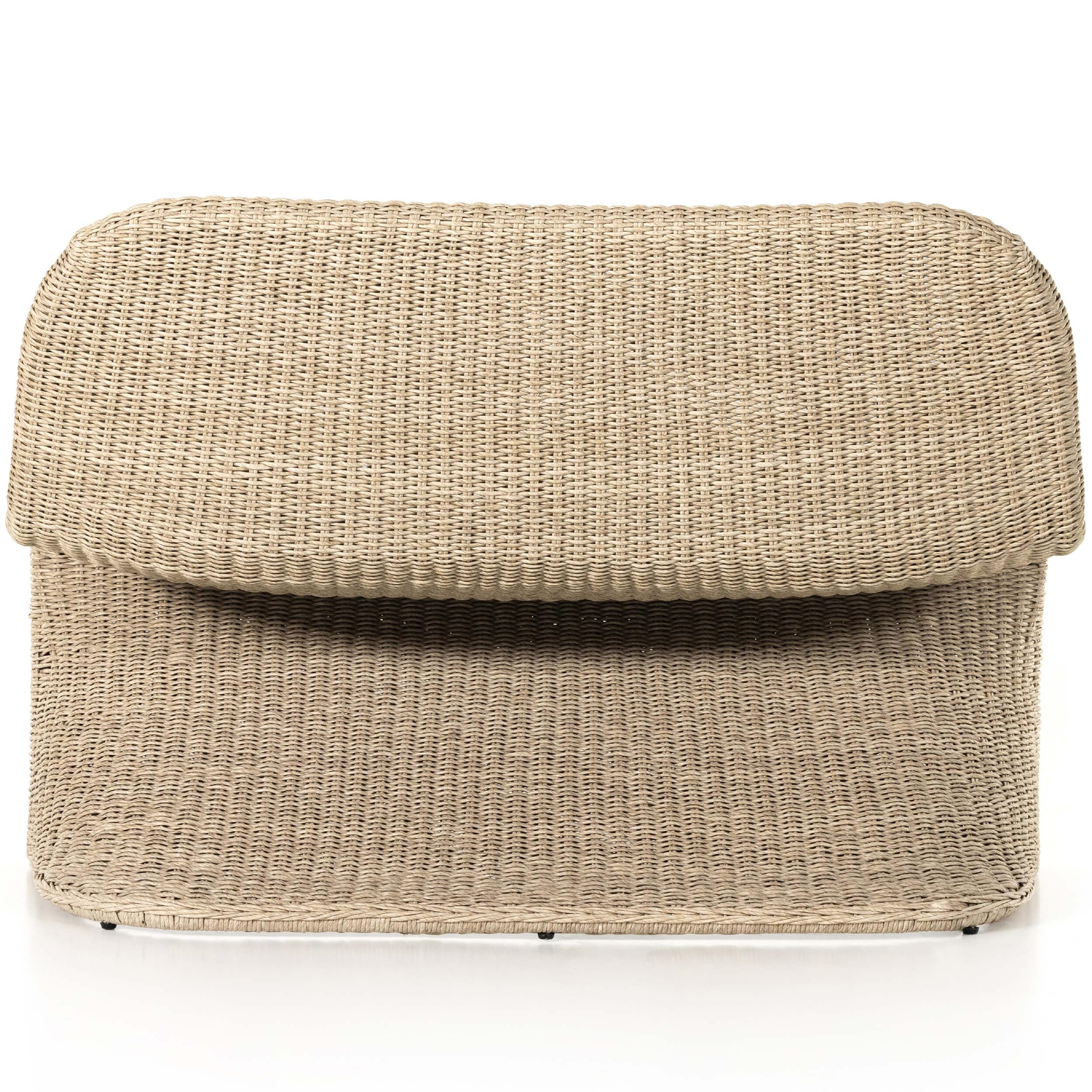 Portia Outdoor Dining Bench, White by Four Hands - Image 4