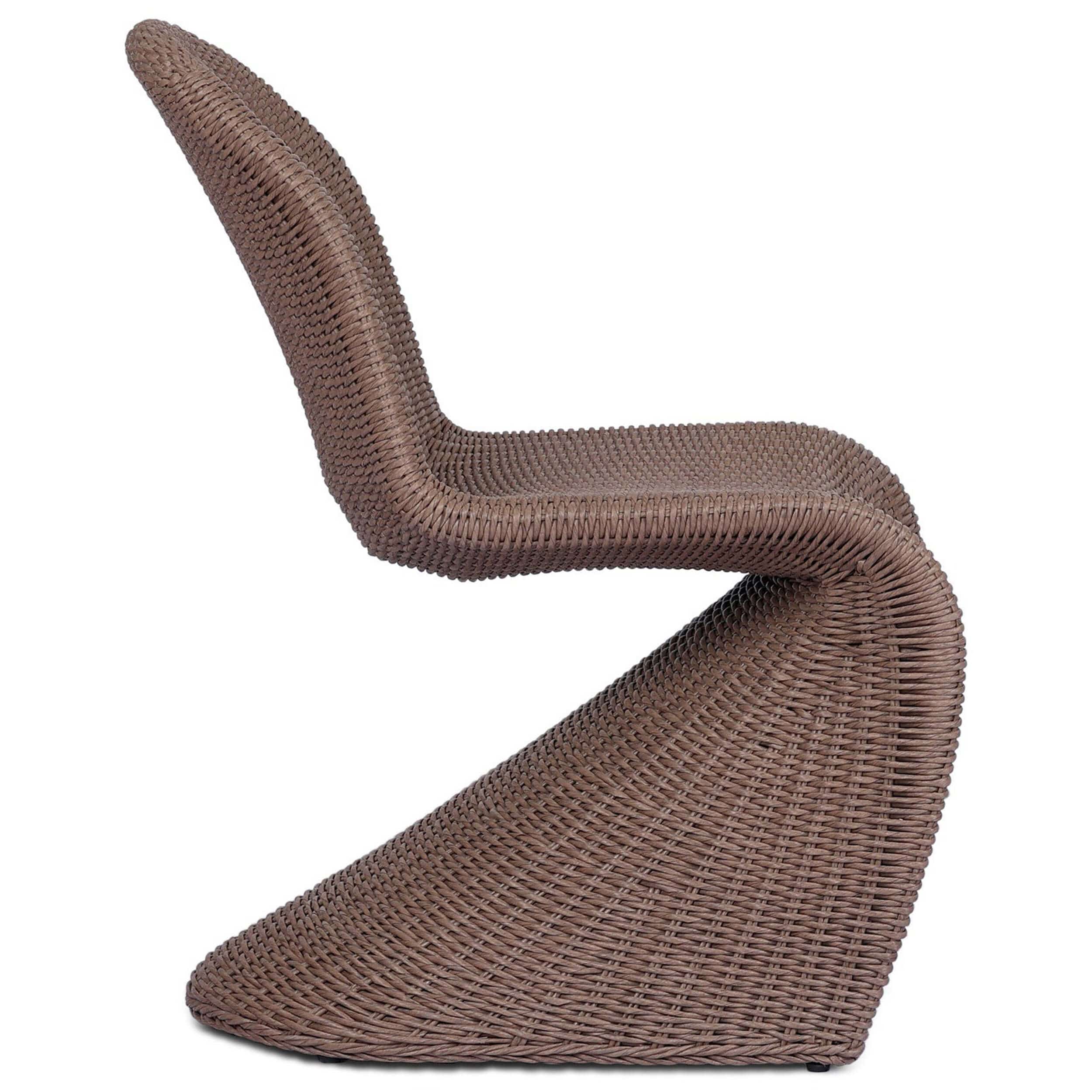 Portia Outdoor Dining Chair, Tanned Weave by Four Hands - Image 3