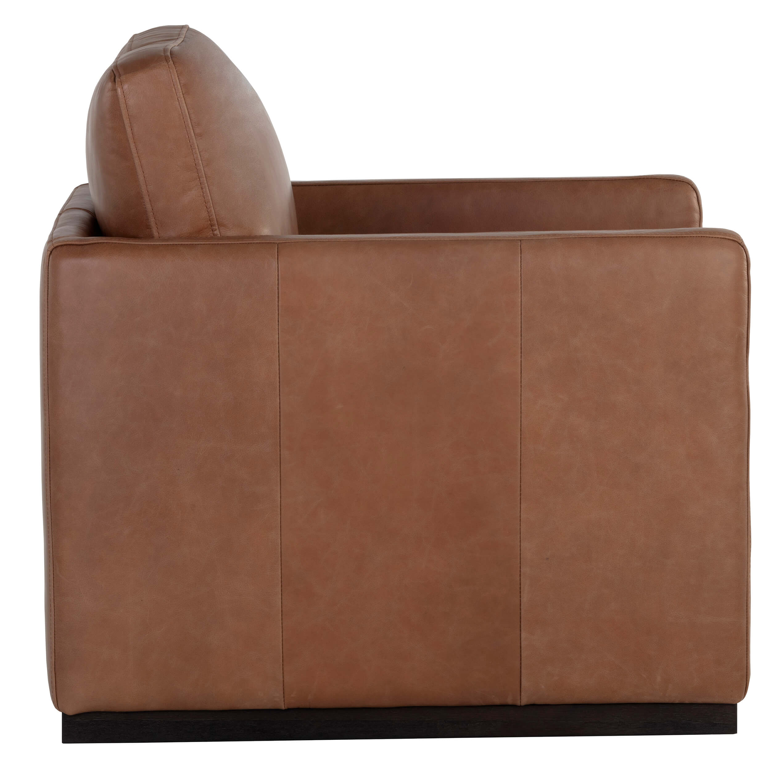 Portman Leather Swivel Chair, Marseille Camel - Image 3