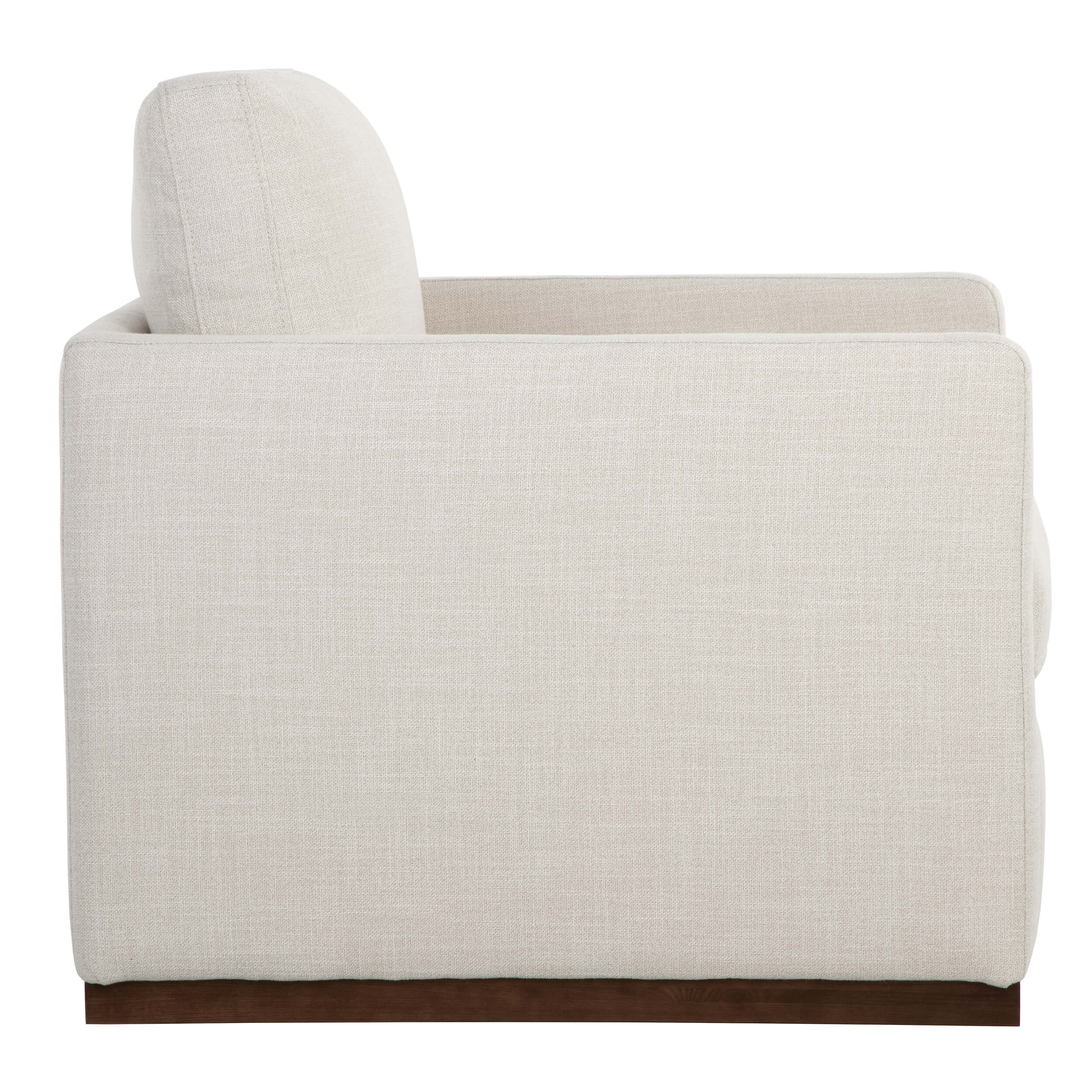 Portman Swivel Chair, Effie Linen - Image 3