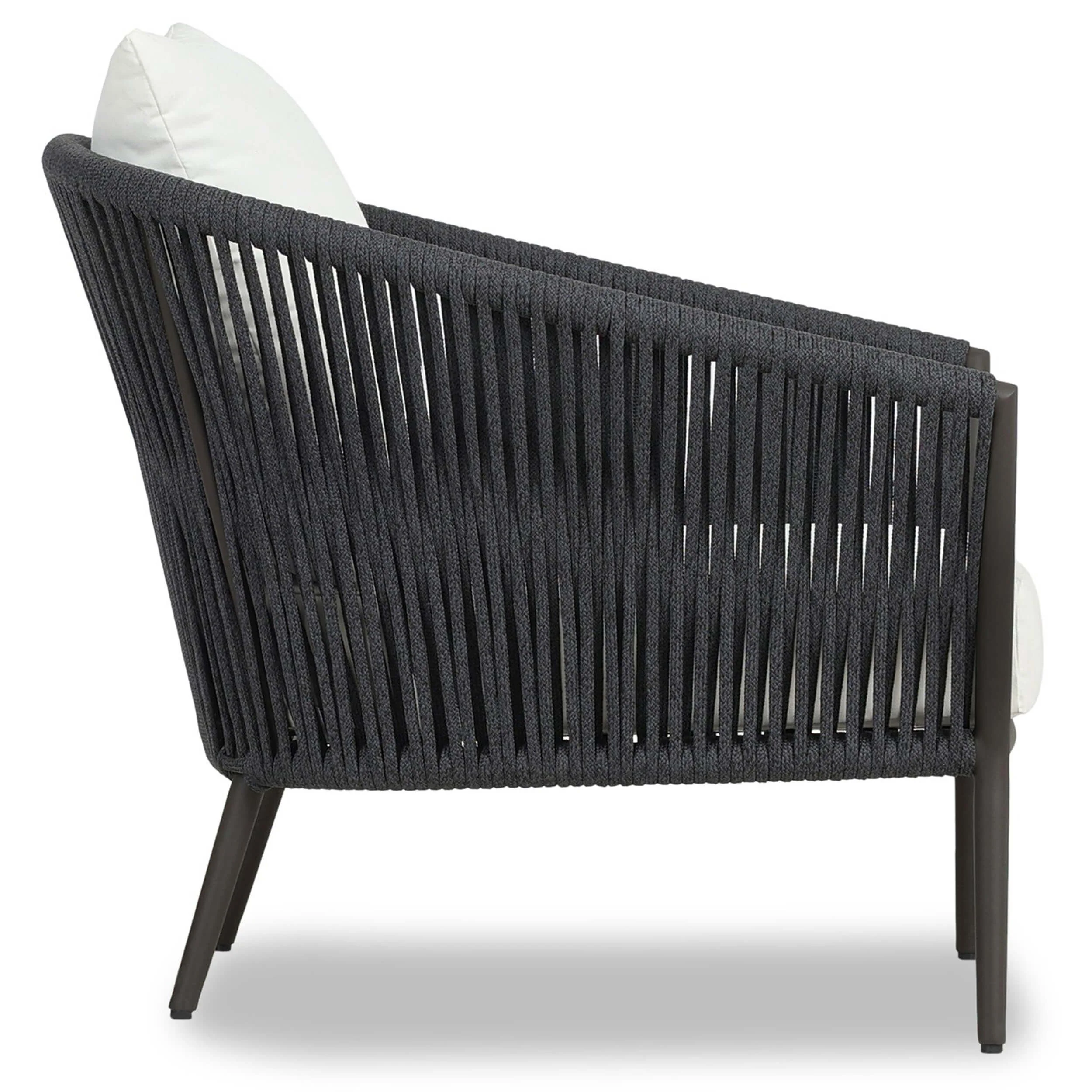 Porto Outdoor Chair, Arashi Salt by Four Hands - Image 3