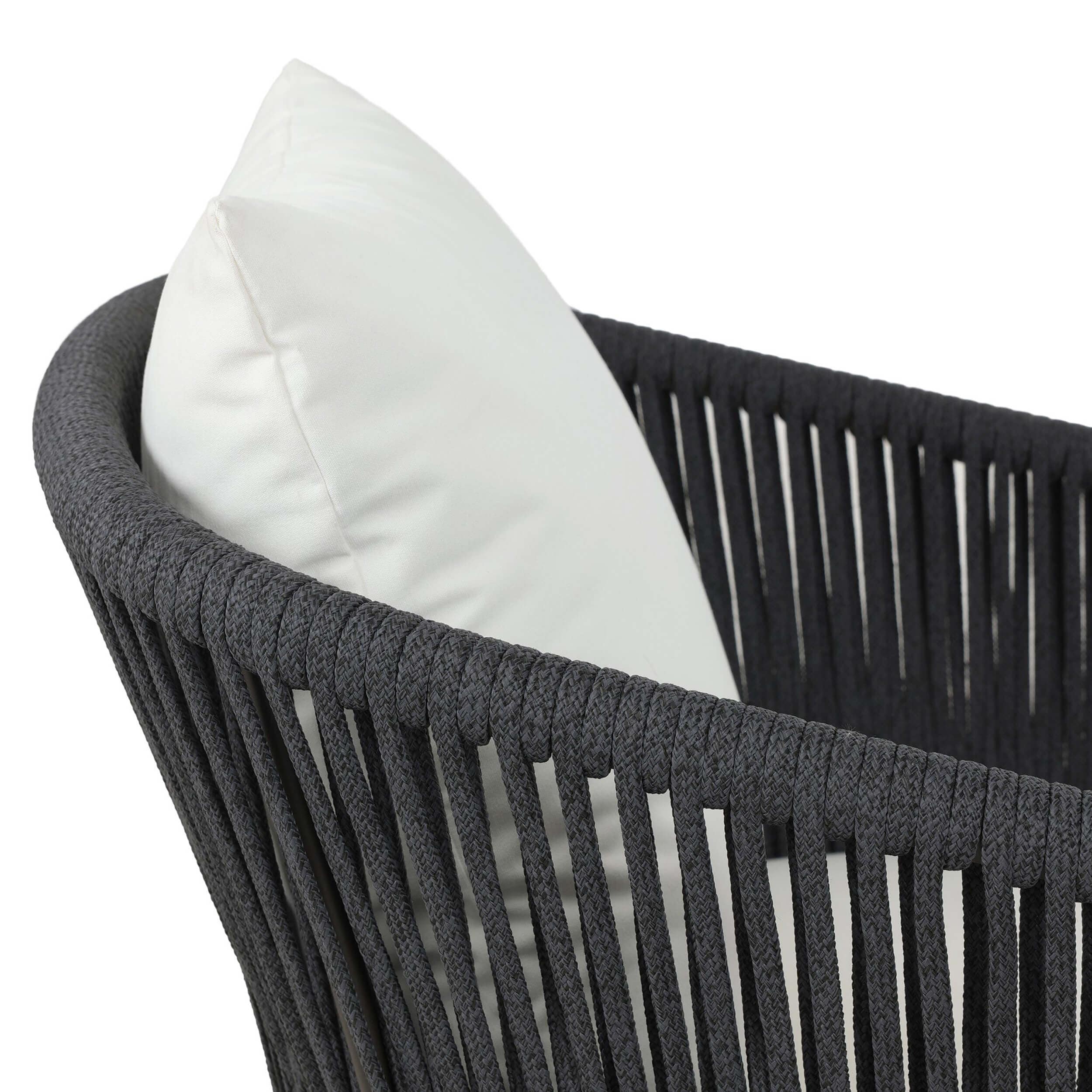 Porto Outdoor Chair, Arashi Salt by Four Hands - Image 4