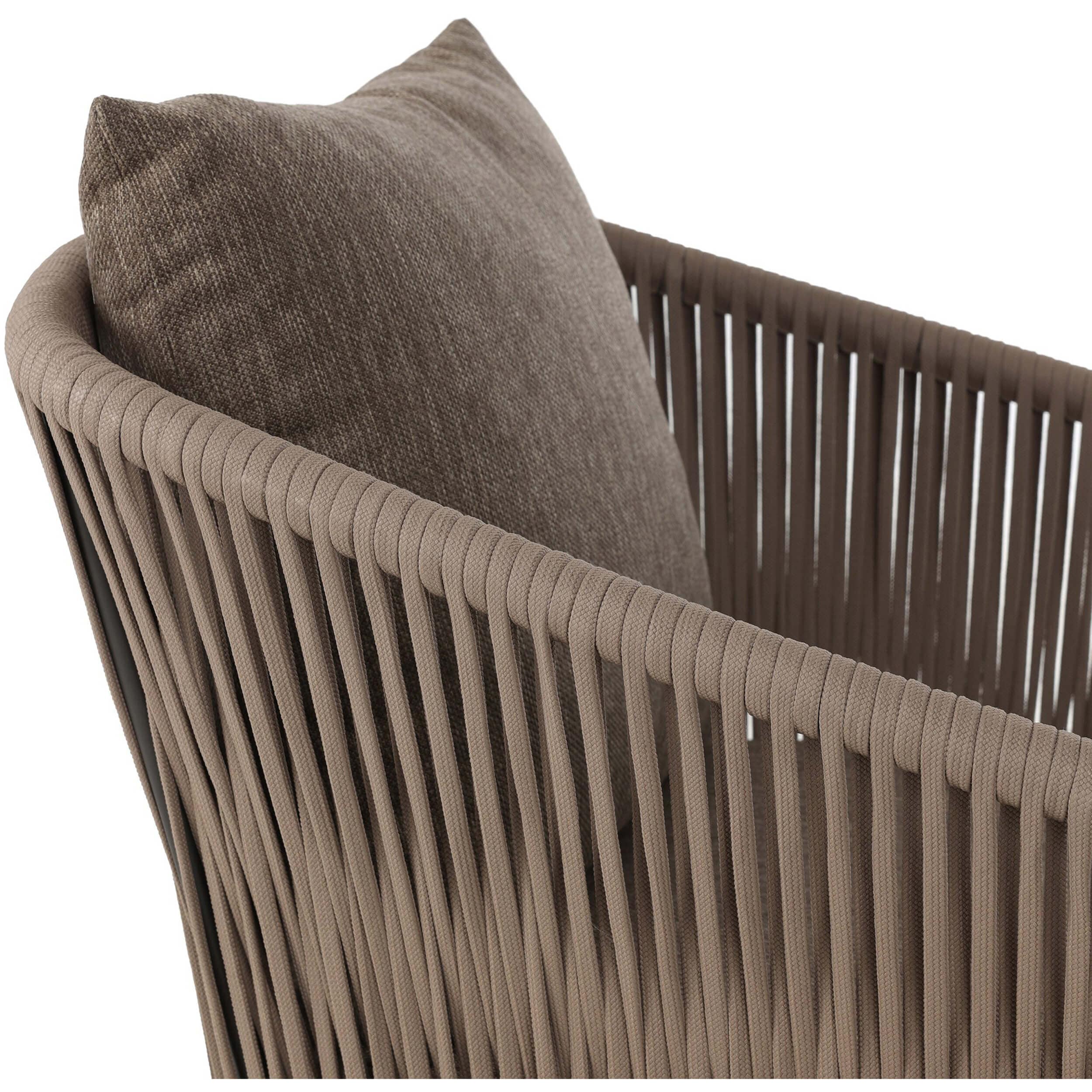 Porto Outdoor Chair, Ellor Brown by Four Hands - Image 4