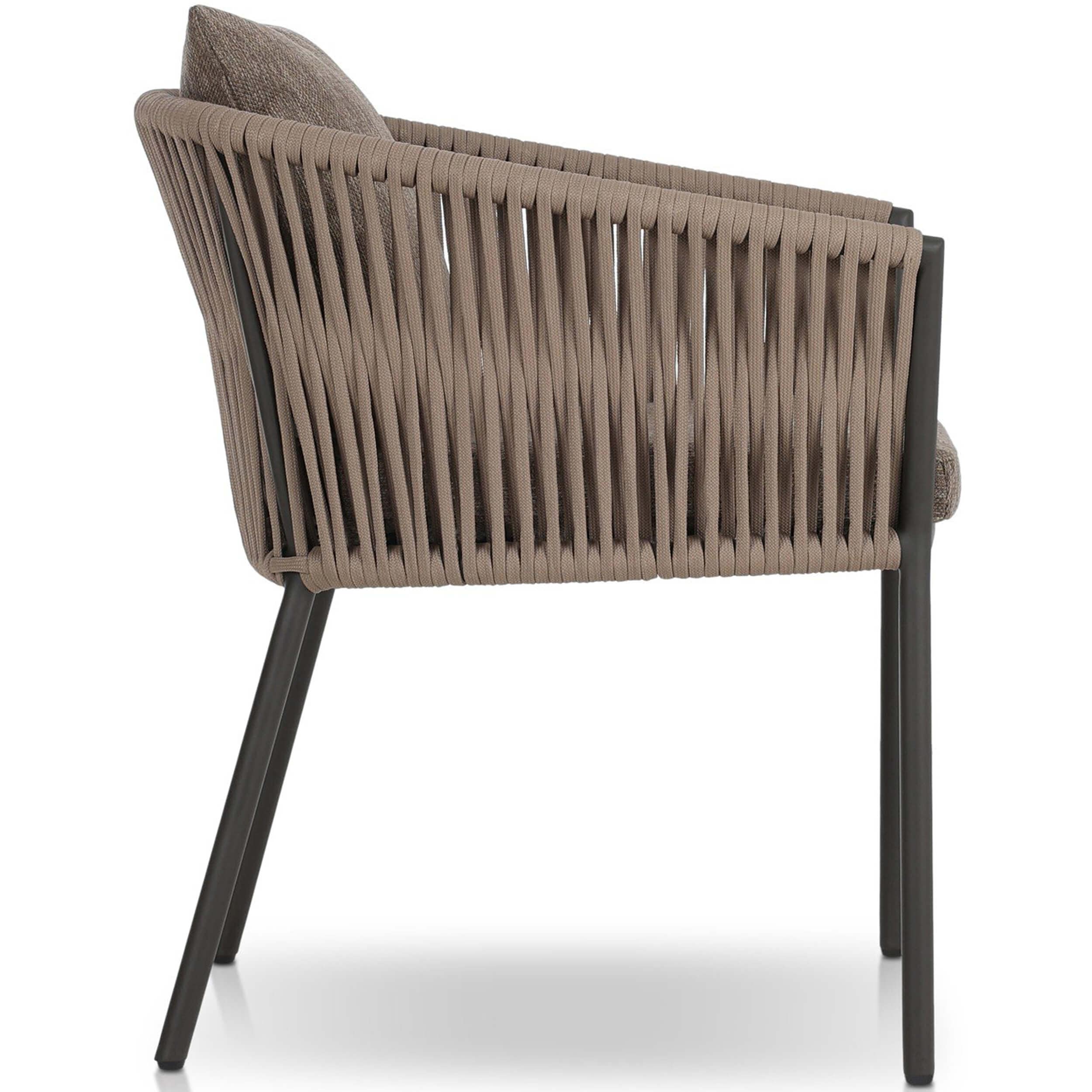 Porto Outdoor Dining Chair, Ellor Brown, Set of 2 by Four Hands - Image 3