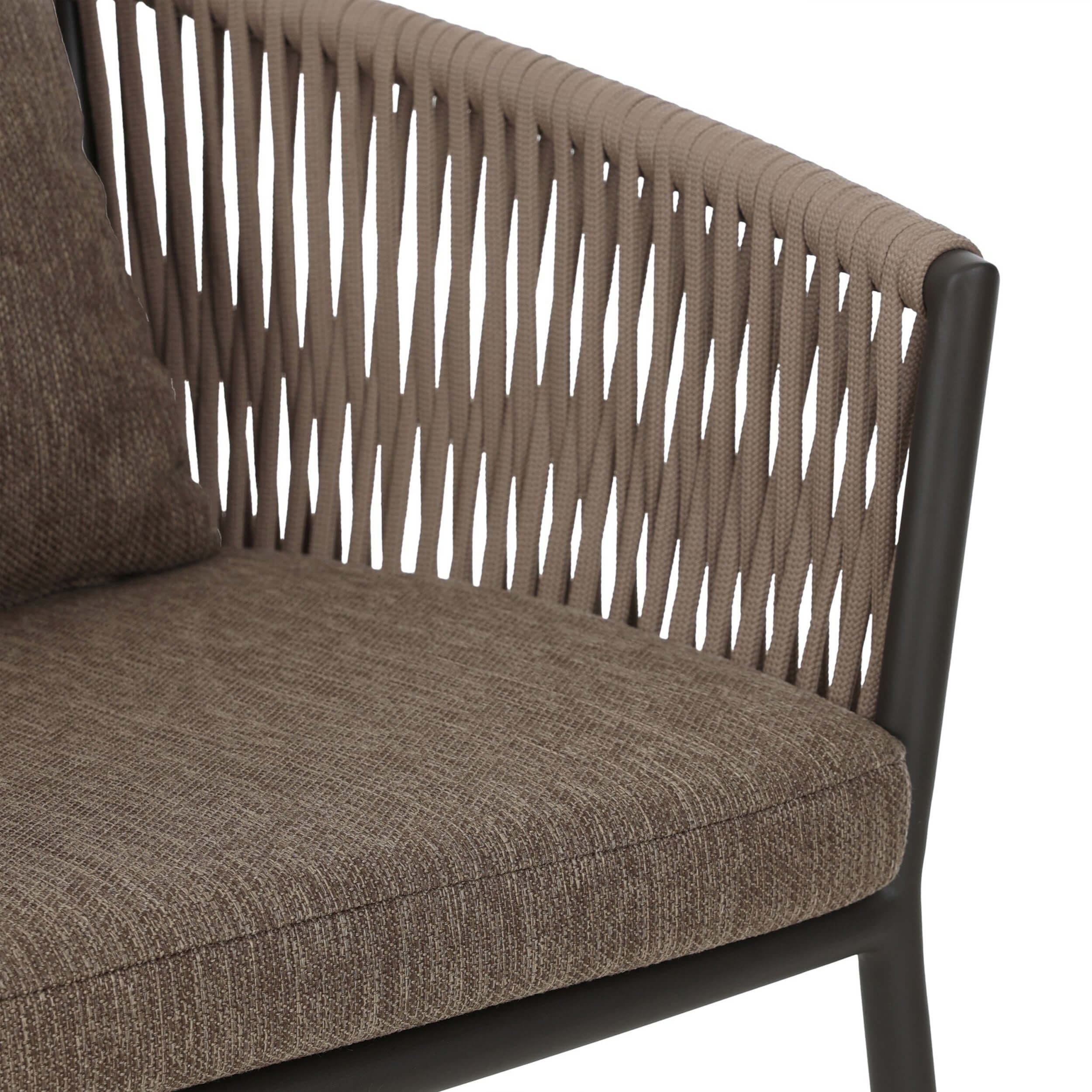 Porto Outdoor Dining Chair, Ellor Brown, Set of 2 by Four Hands - Image 4