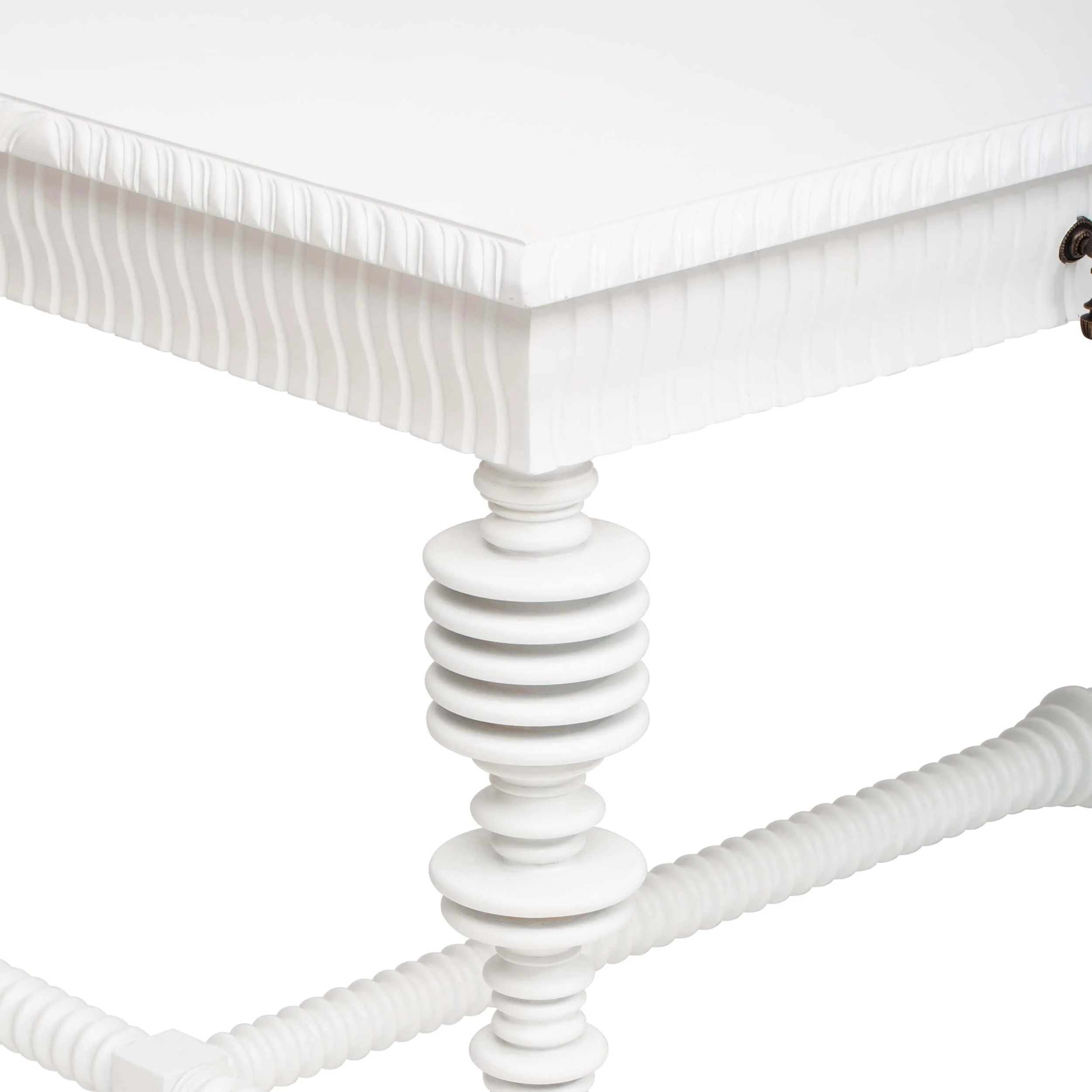 Portuguese Desk, White - Image 5
